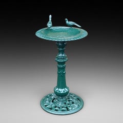 Early 20thC Cast-Iron Bird Bath