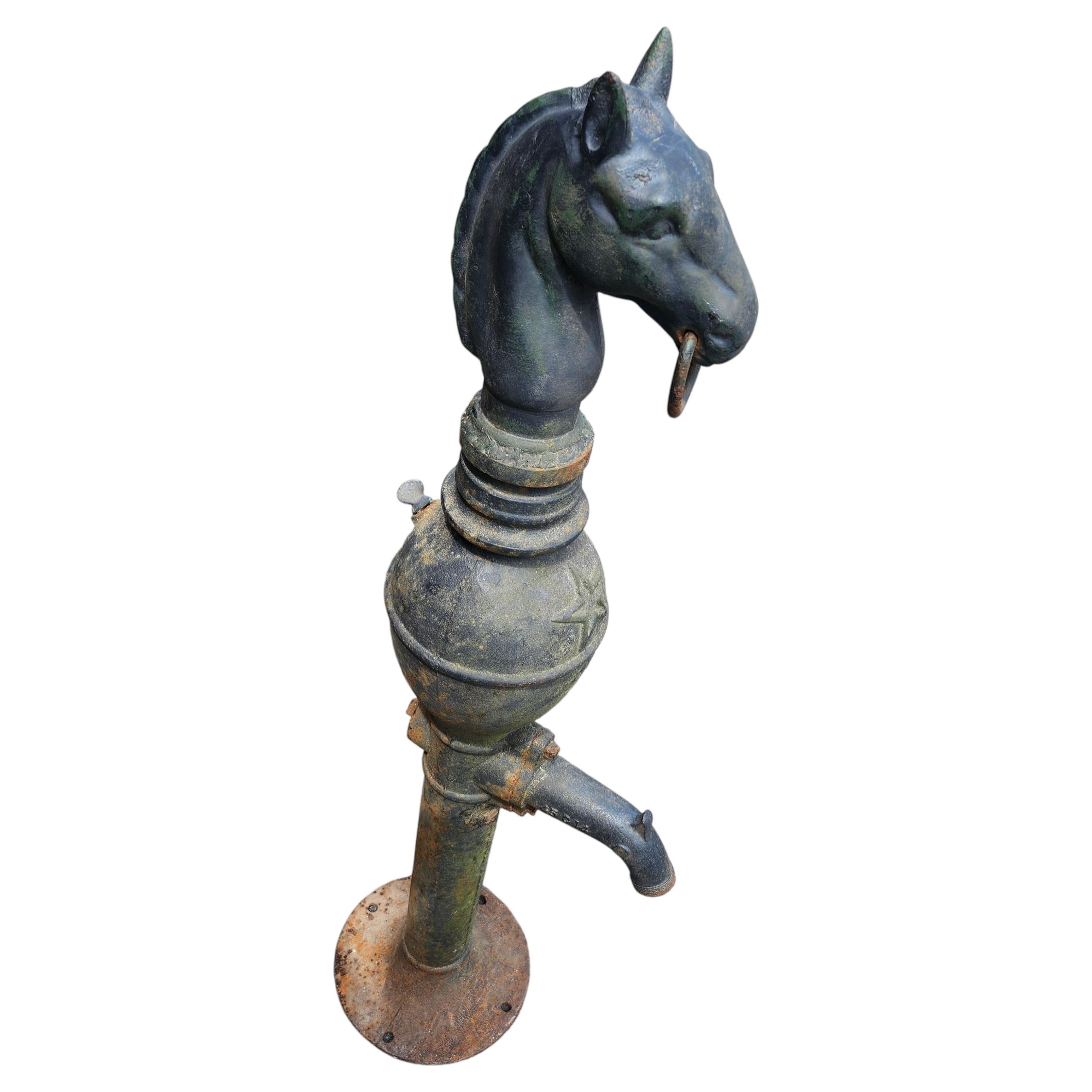 What is a horse hitching post?