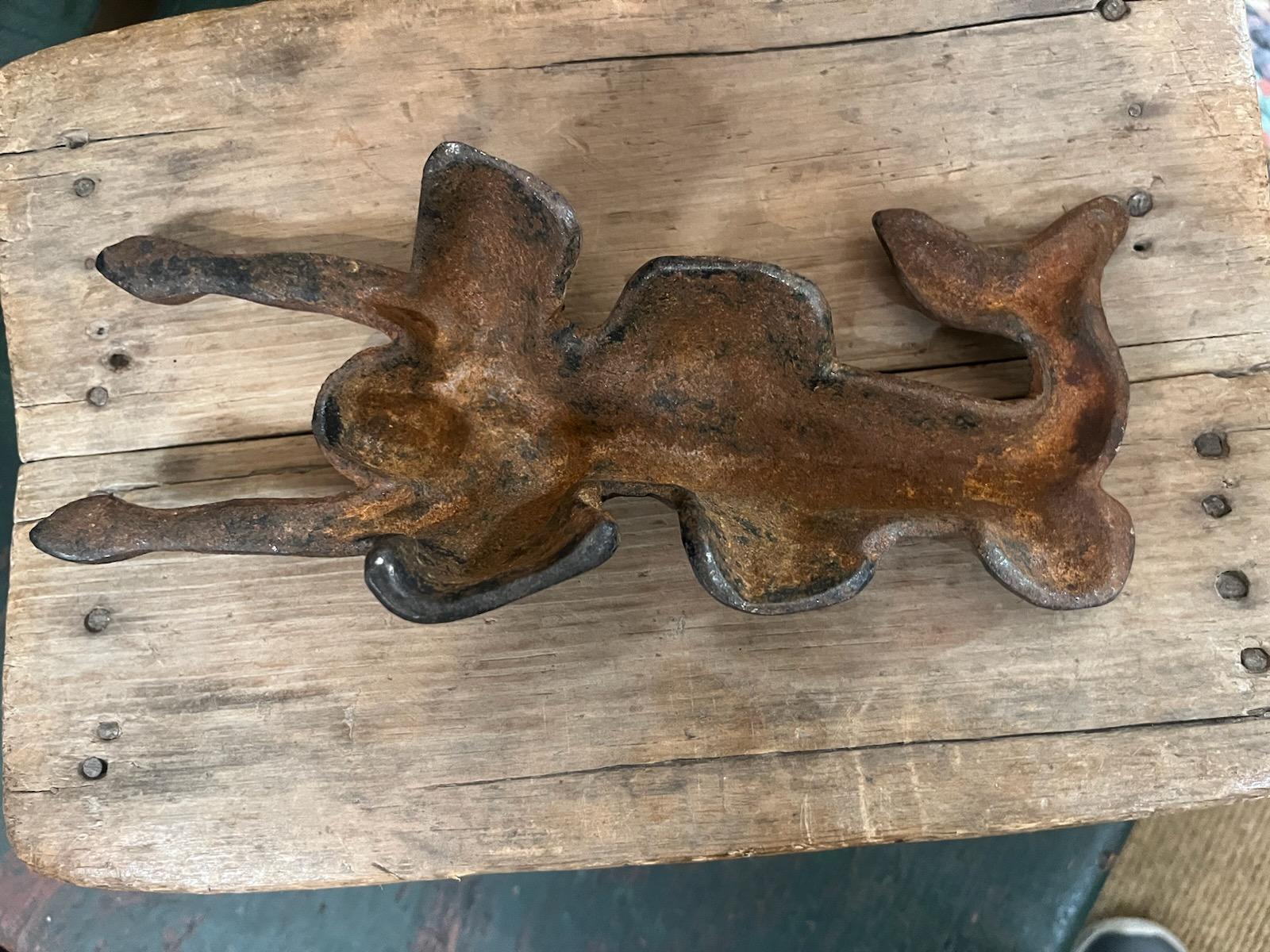Adirondack Early 20thc Cast Mermaid Boot Scraper/Remover For Sale