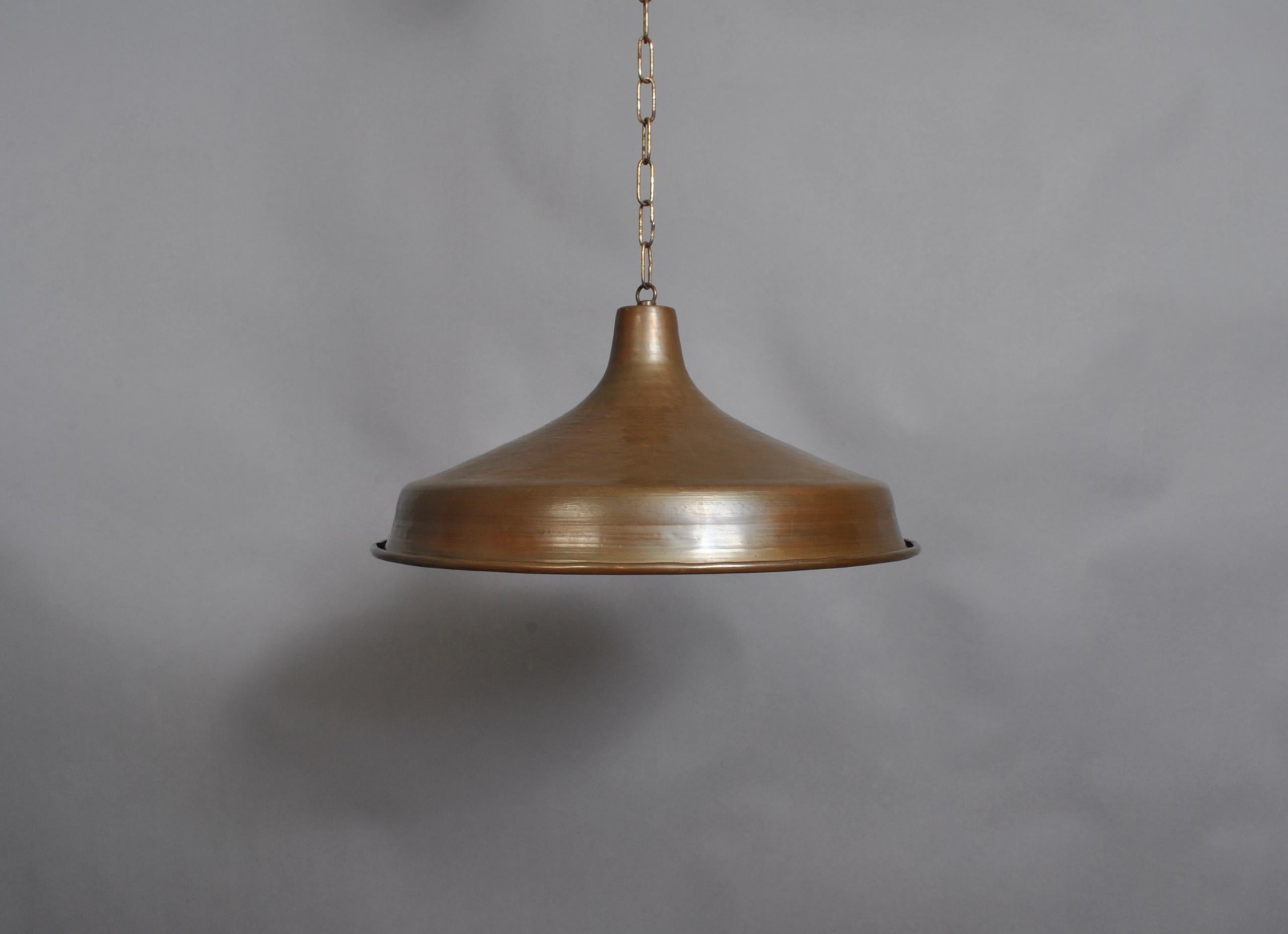 Mid-Century Modern 20thC Danish Copper Pendant Light