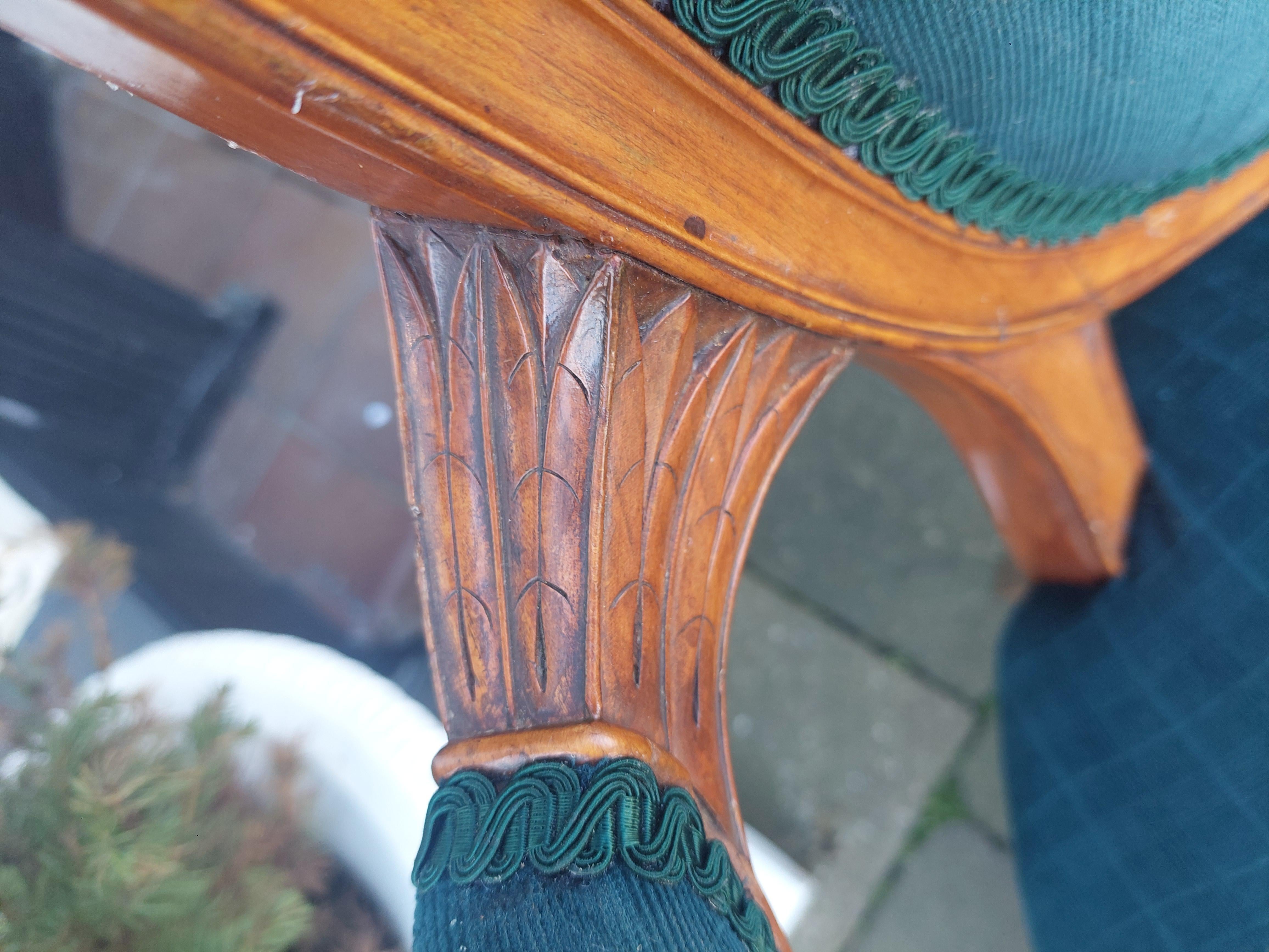Early 20thC Edwardian Satinwood Two-Seater Sofa 4