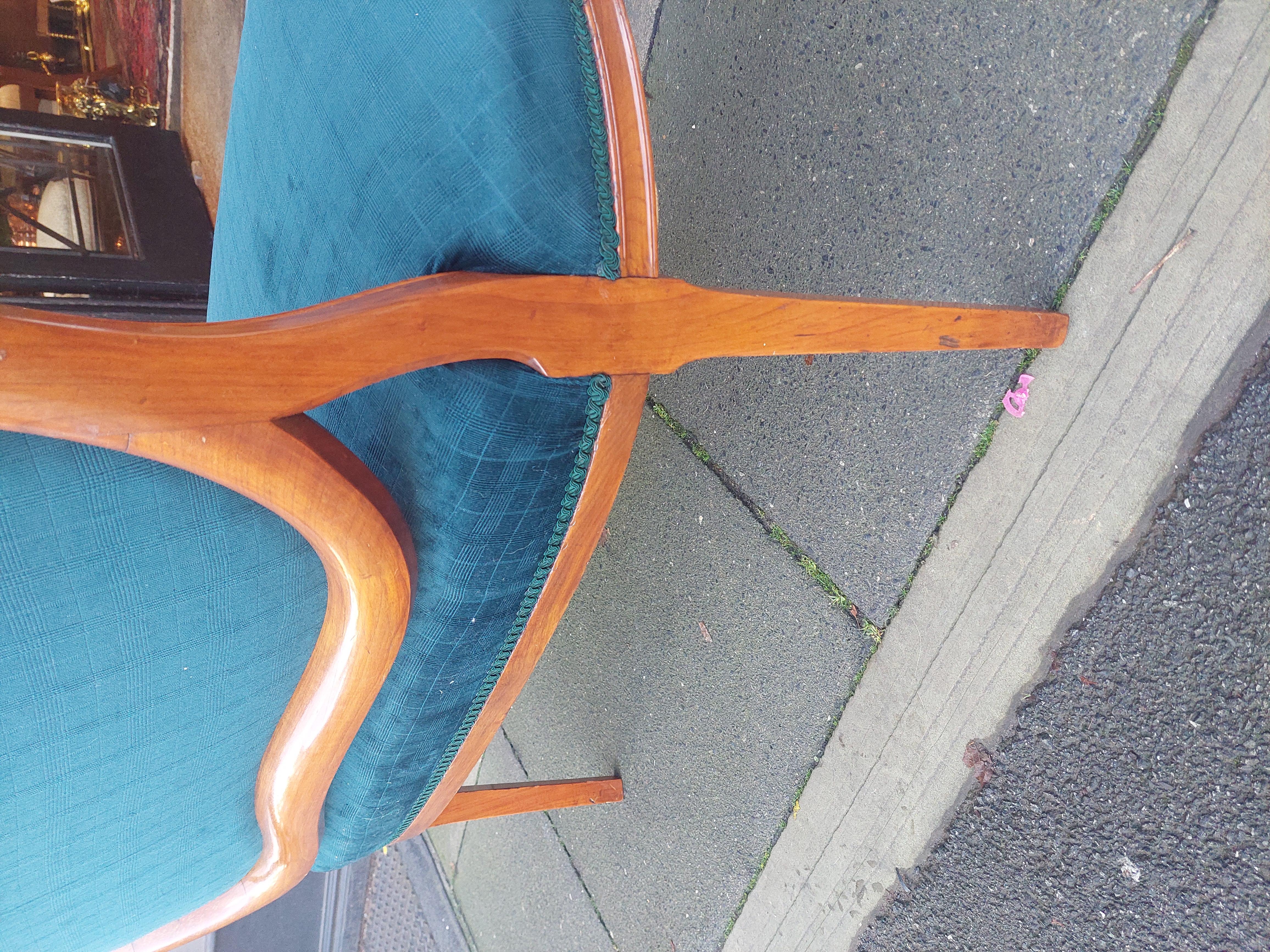Early 20thC Edwardian Satinwood Two-Seater Sofa 6