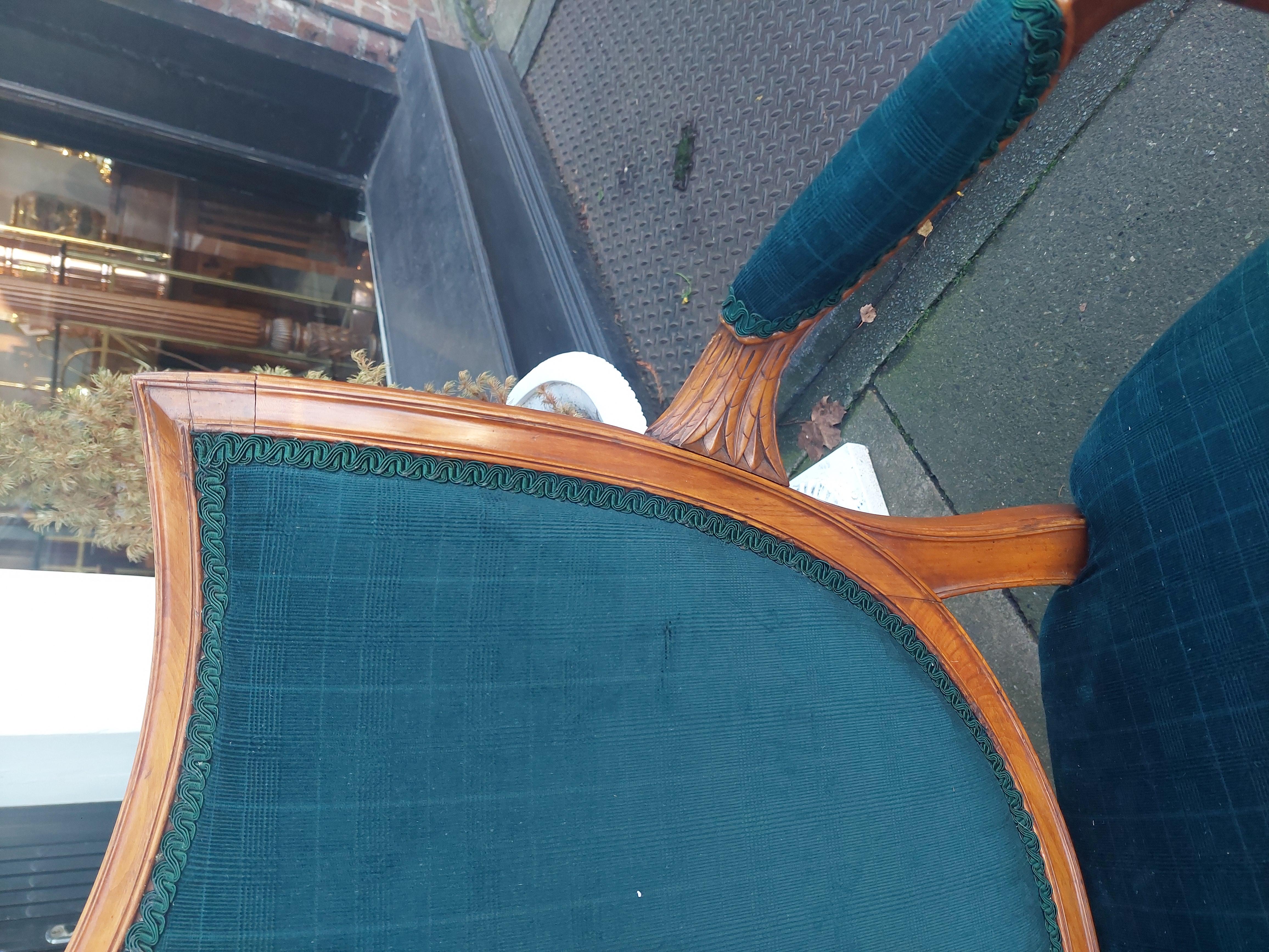 Early 20thC Edwardian Satinwood Two-Seater Sofa In Good Condition In Altrincham, GB