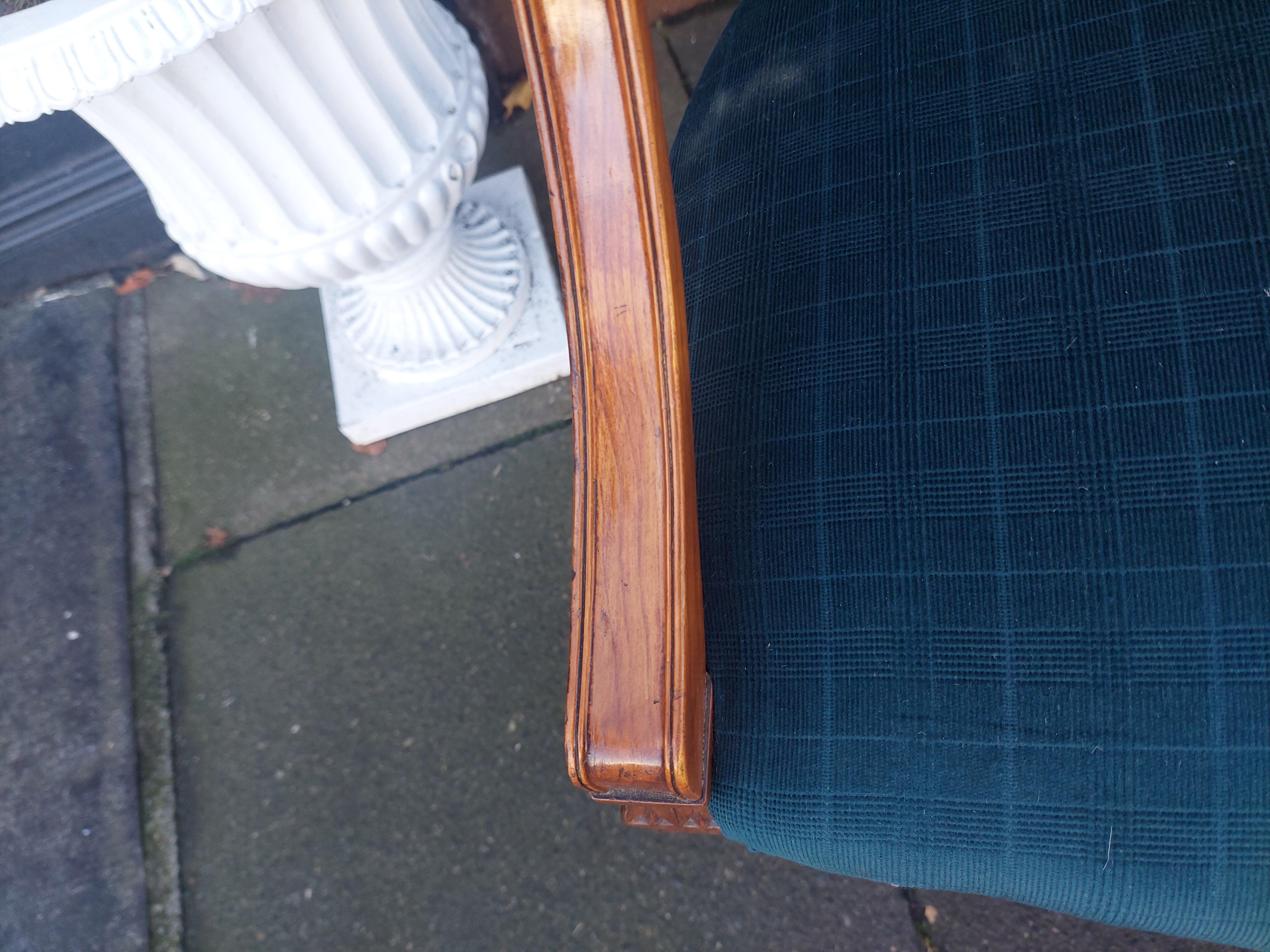 Early 20thC Edwardian Satinwood Two-Seater Sofa 1