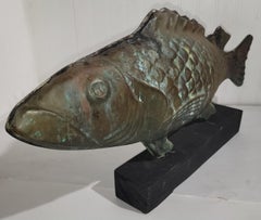Early 20Thc Full Body Fish Weather Vane