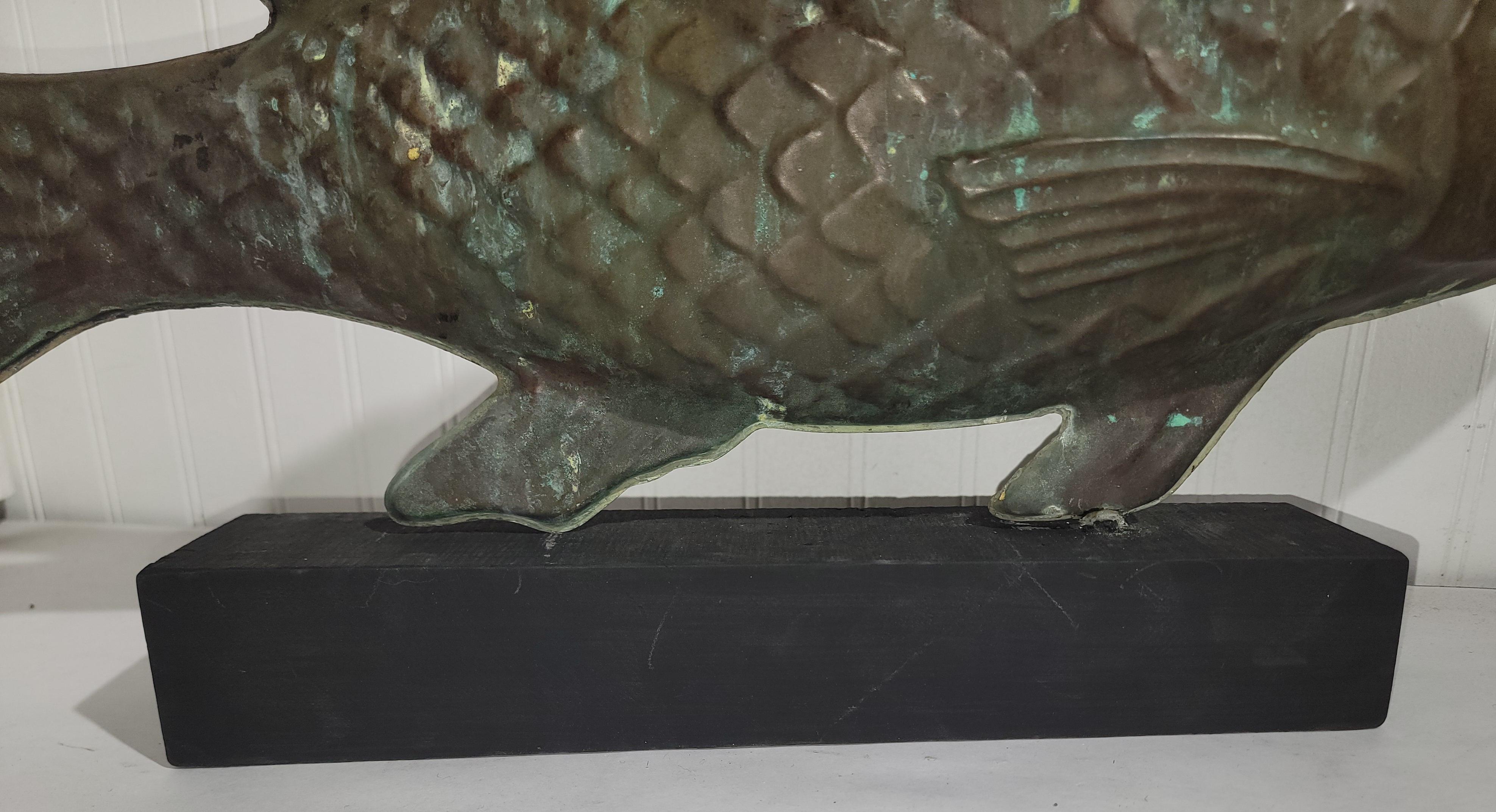 Début du 20e siècle Girouette à poisson à corps entier Bon état - En vente à Los Angeles, CA