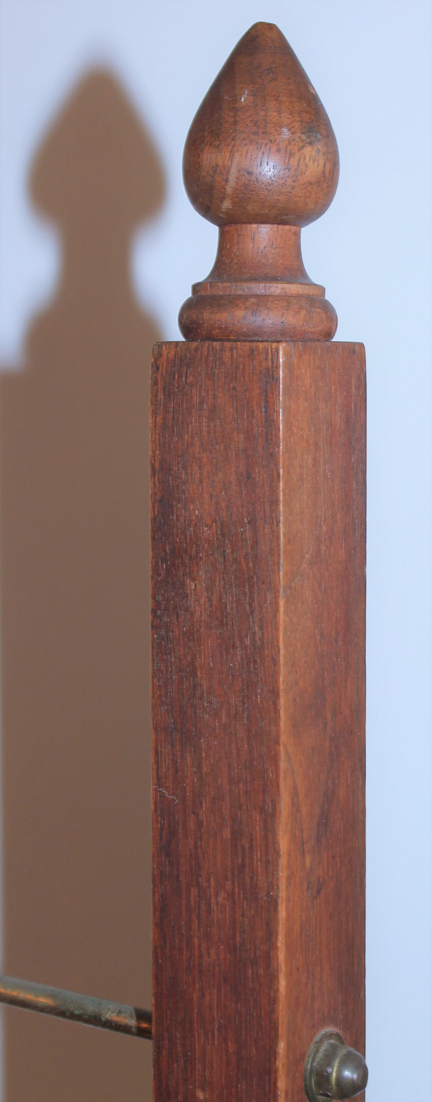 Hand-Crafted Early 20thc Hat Rack from a Haberdashery