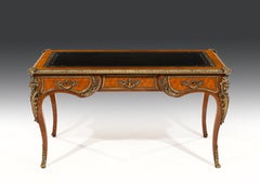 Anfang 20. Jahrhundert Louis XV. Stil Kingwood Bureau Plat