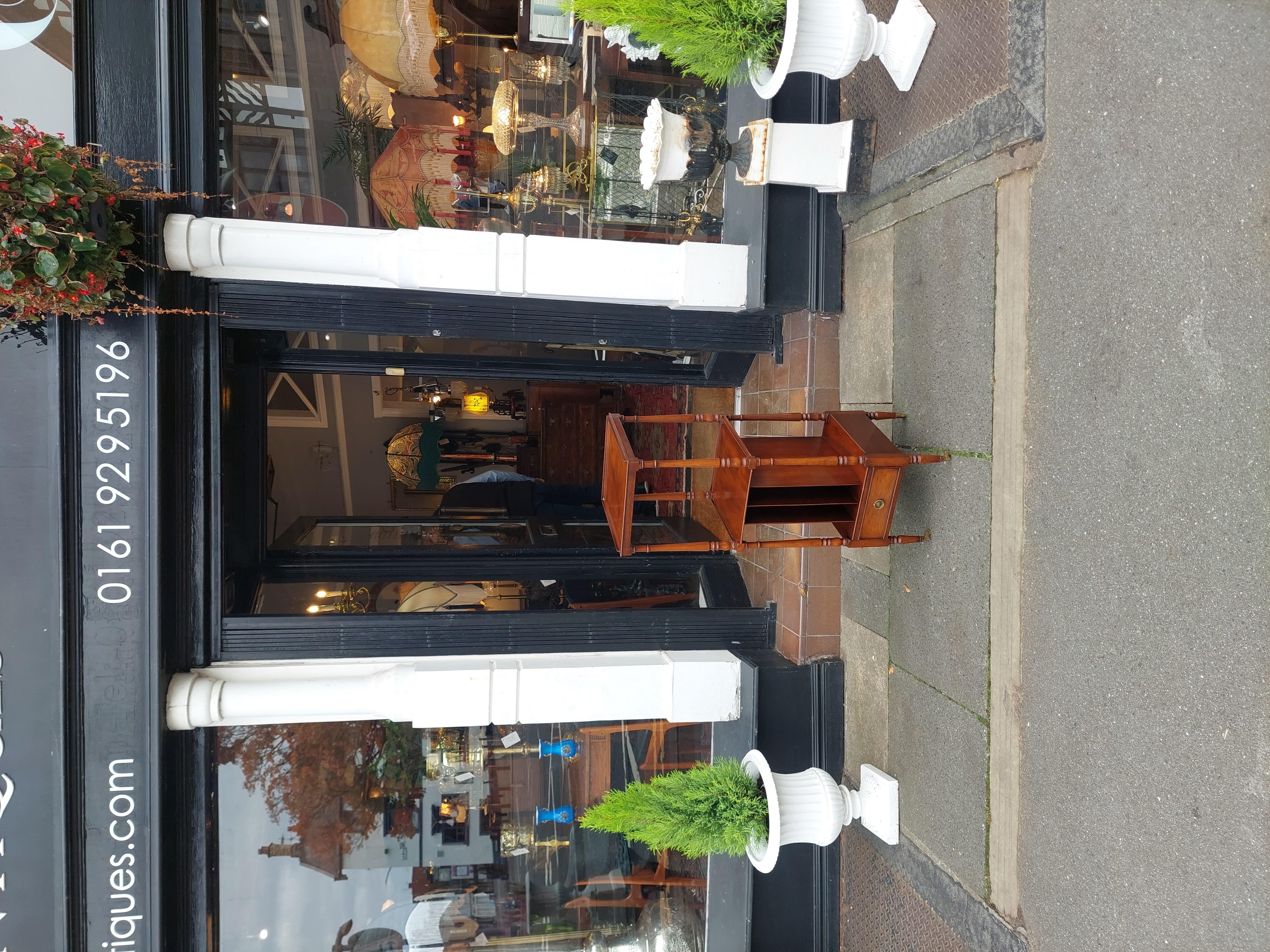 Edwardian Early 20thC Mahogany Three Tier Whatnot Stand For Sale