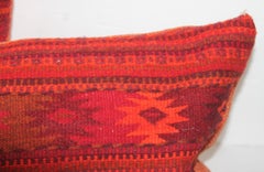Early 20th C Mexican / American Indian Weaving Bolster Pillows / Pair
