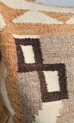 Early 20Thc Monumental Navajo Indian Weaving Pillow