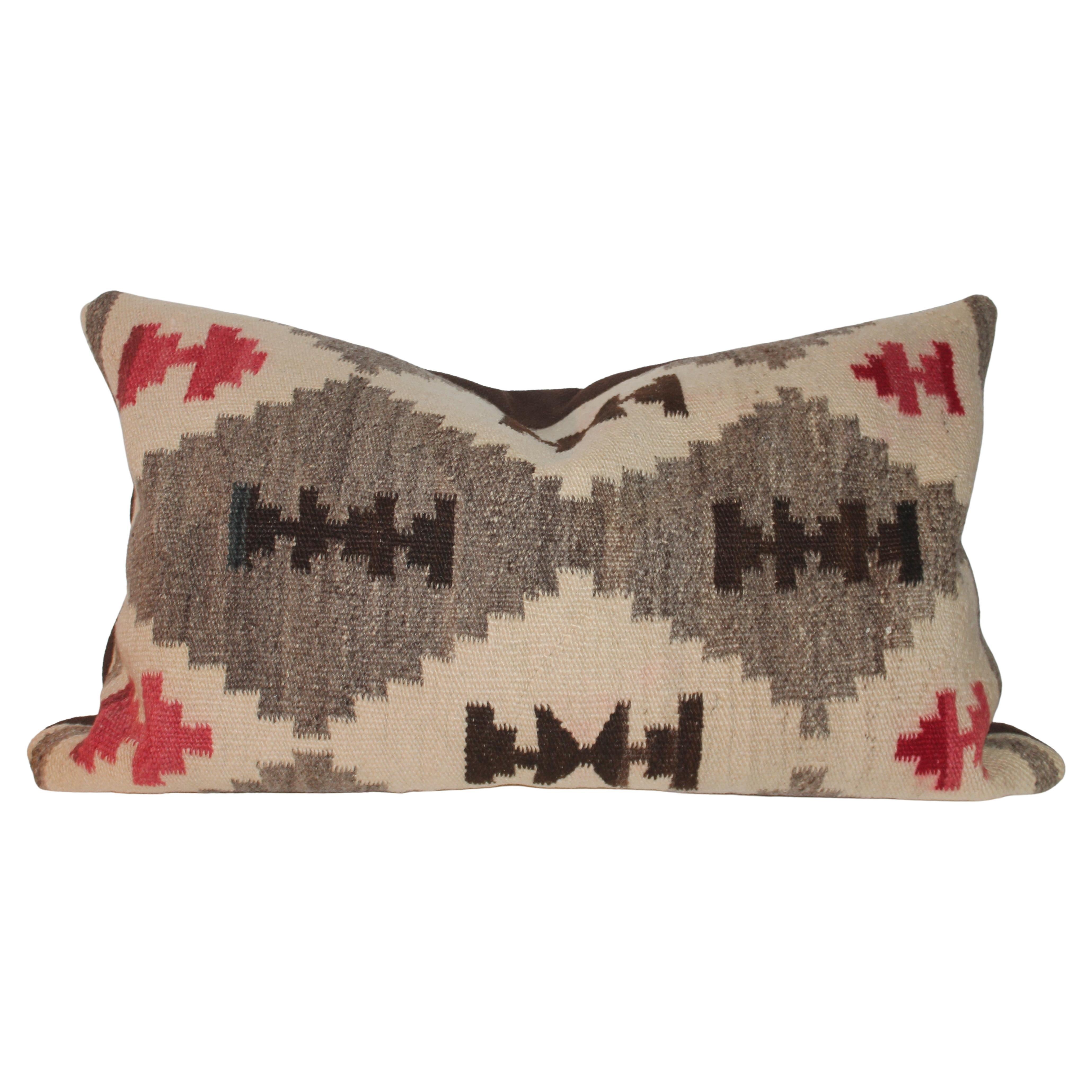 Early 20thc Navajo Indian Weaving Pillow For Sale