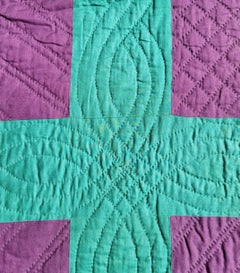 Early 20th C Ohio Amish Plain Quilt