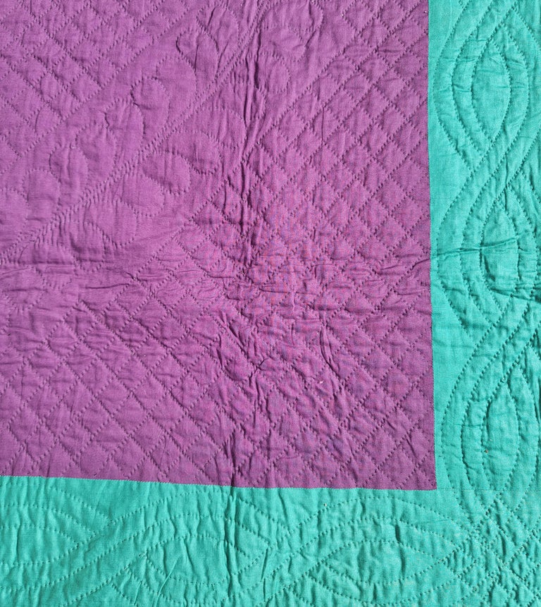 Early 20th C Ohio Amish Plain Quilt For Sale at 1stDibs