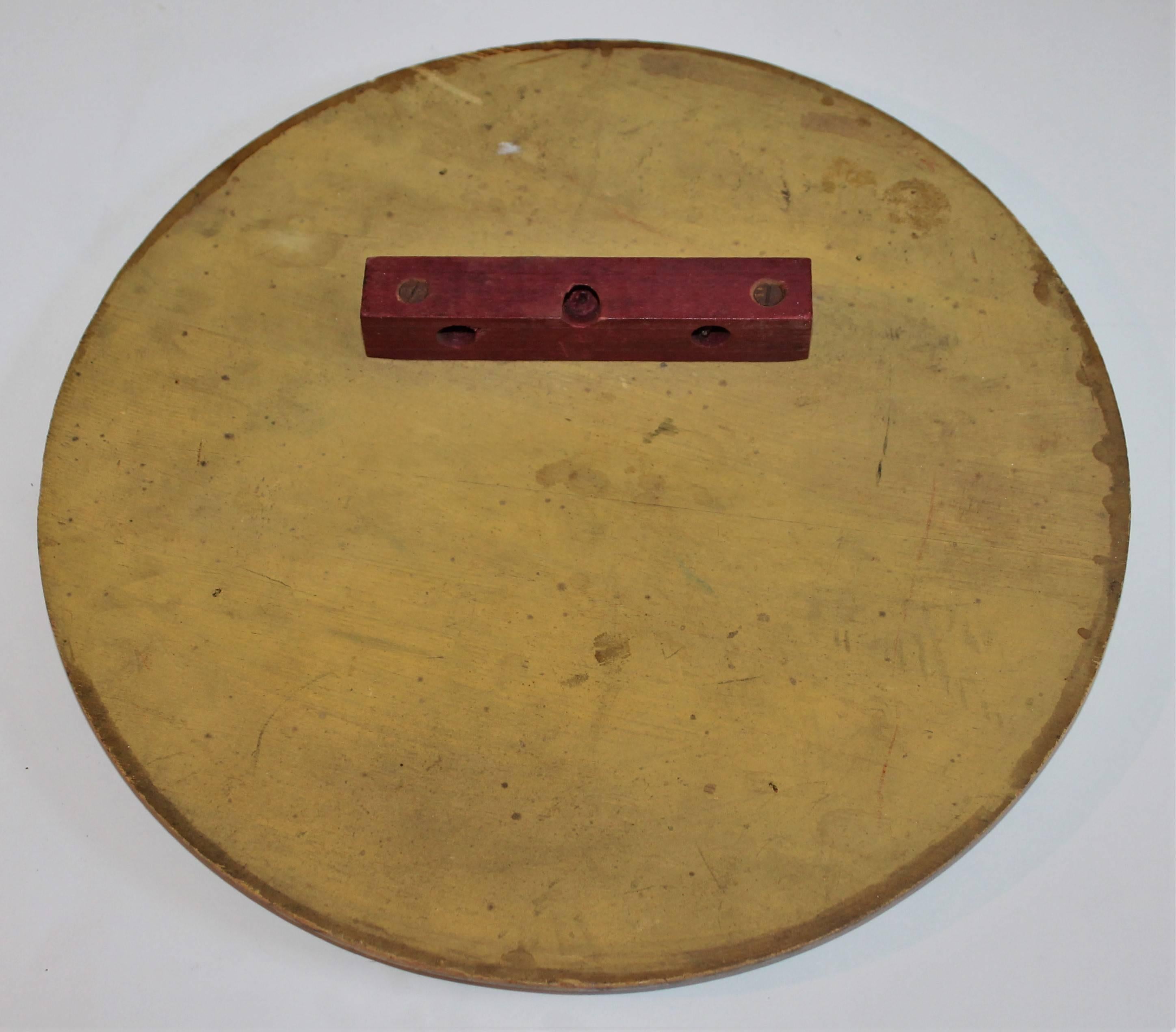 American Early 20th Century Original Painted Target Game Board