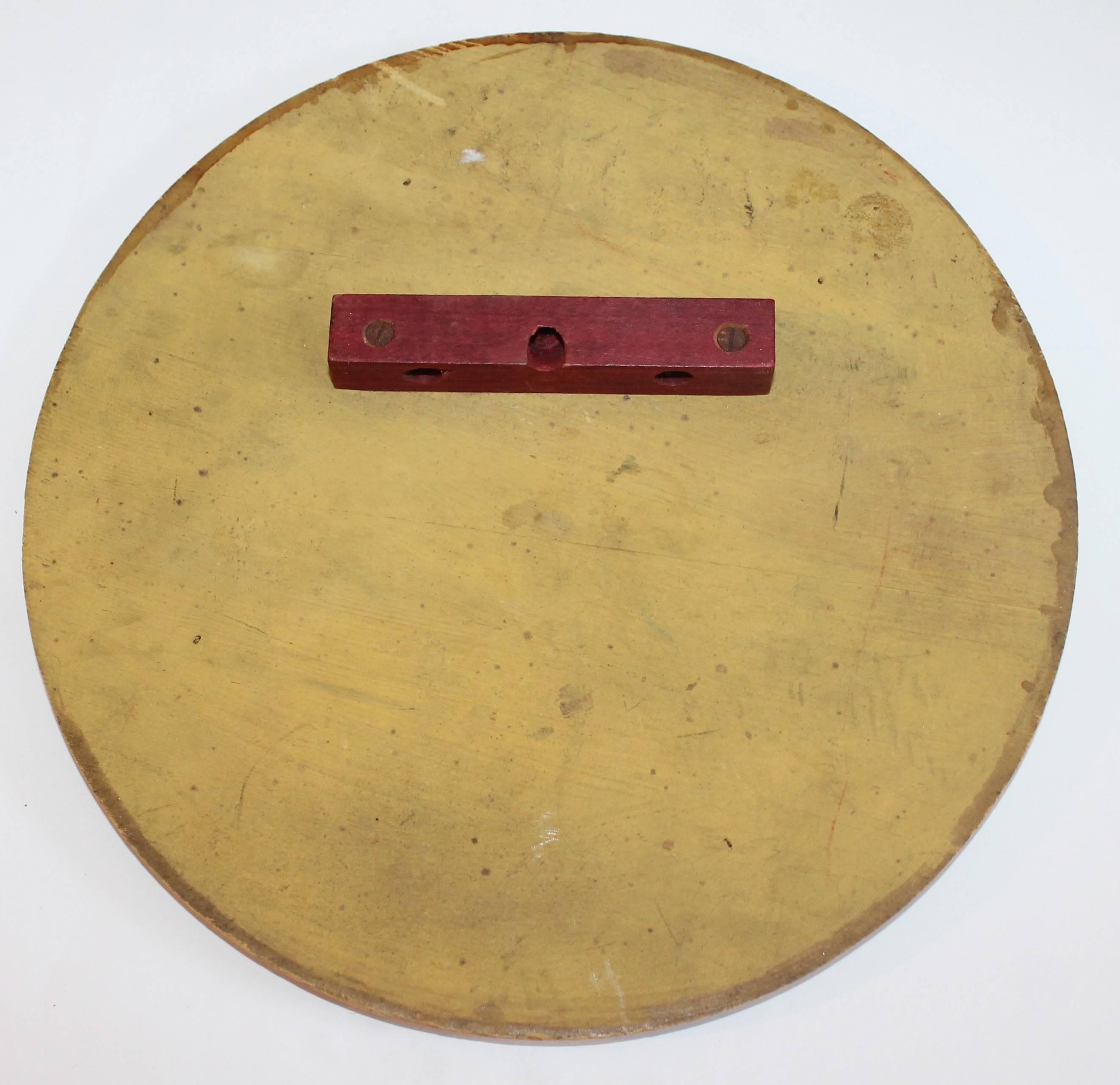Hand-Painted Early 20th Century Original Painted Target Game Board