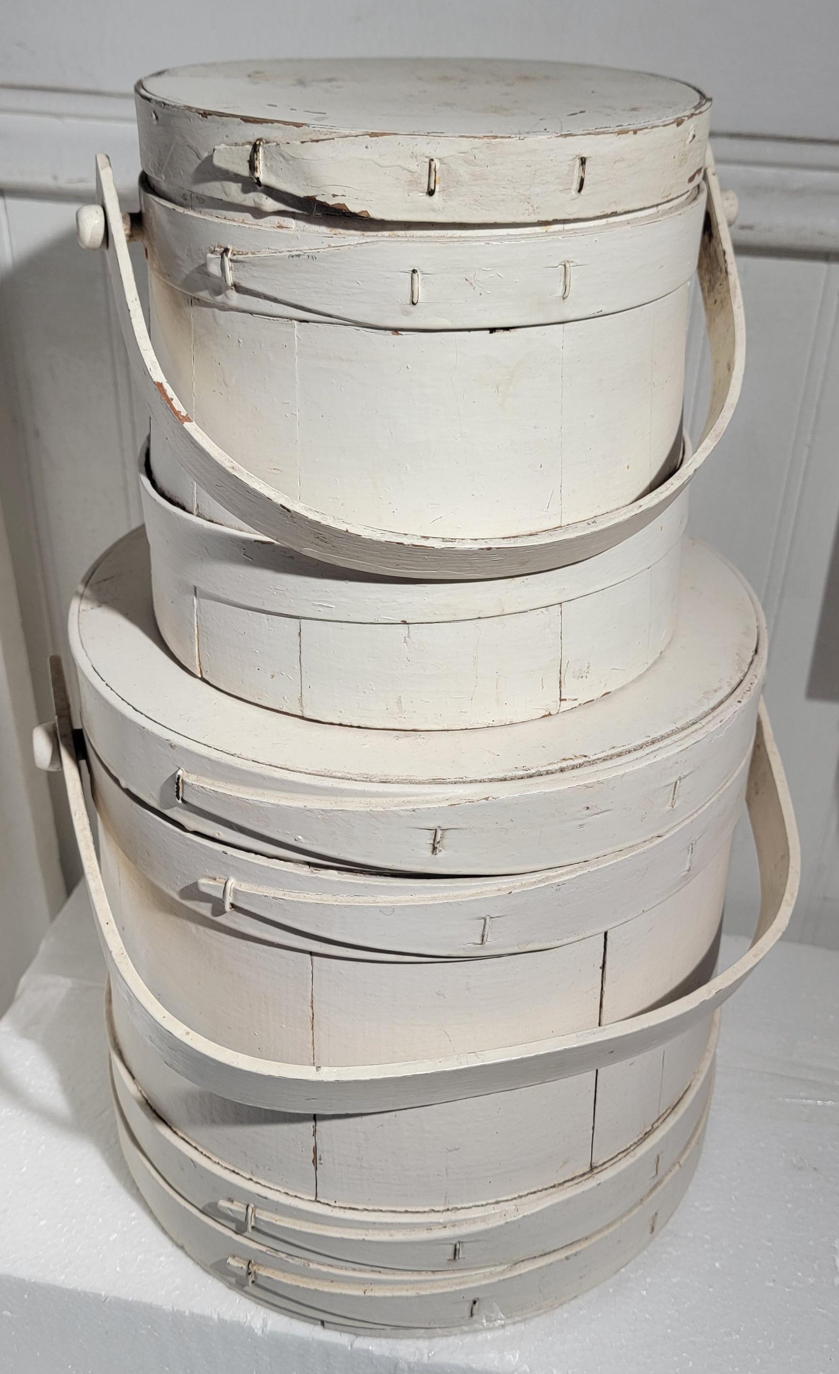 Adirondack Early 20thc Original White Painted Furkins