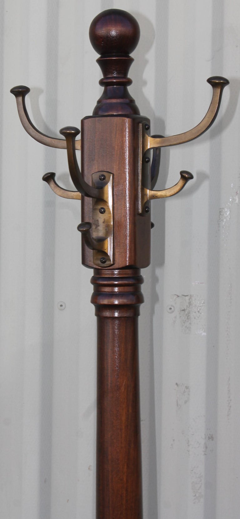 Early 20thc Pine Hat and Coat Tree at 1stDibs