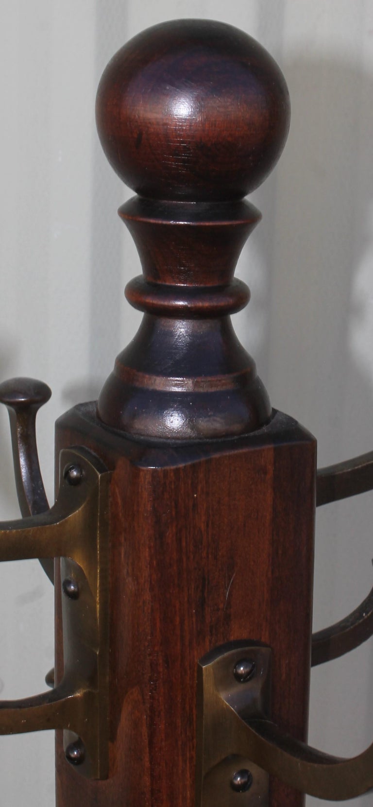 Early 20thc Pine Hat and Coat Tree at 1stDibs