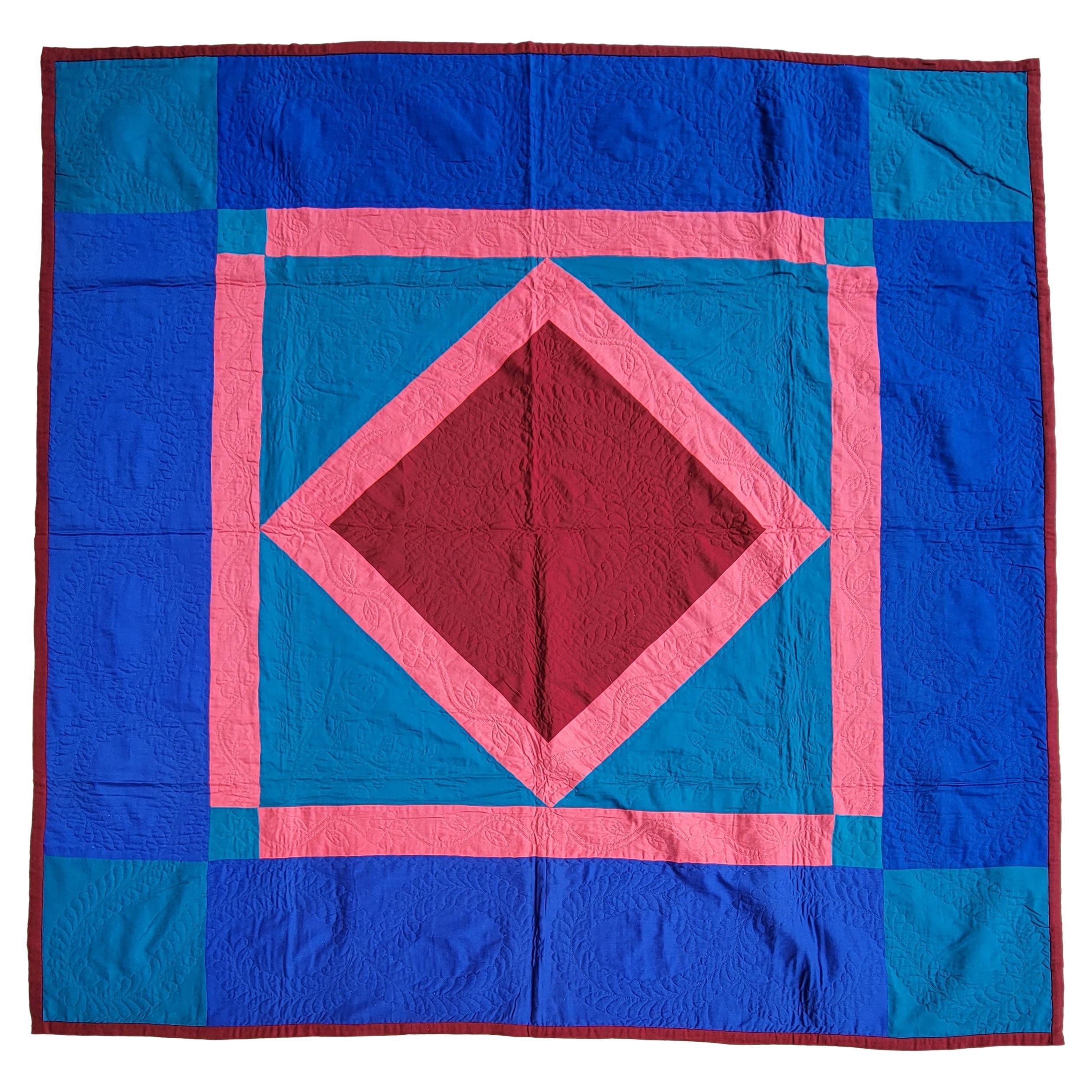 Carpenter" Square Quilt at 1stDibs carpenters square quilt