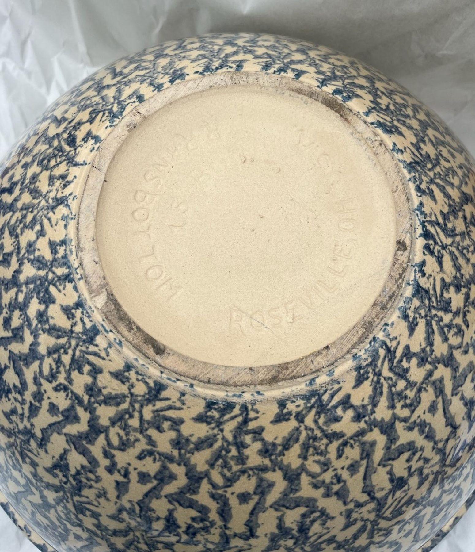 Adirondack Early 20Thc Sponge Ware Batter Bowl