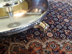 Early 20th Century Steel and Brass Standard Aladdin Oil Lamp