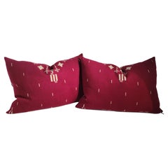 Vintage Early 20th Century Texcoco Pillows, Pair