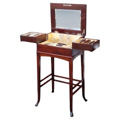 Antique Early 20thC Viennese Mahogany Vanity Table
