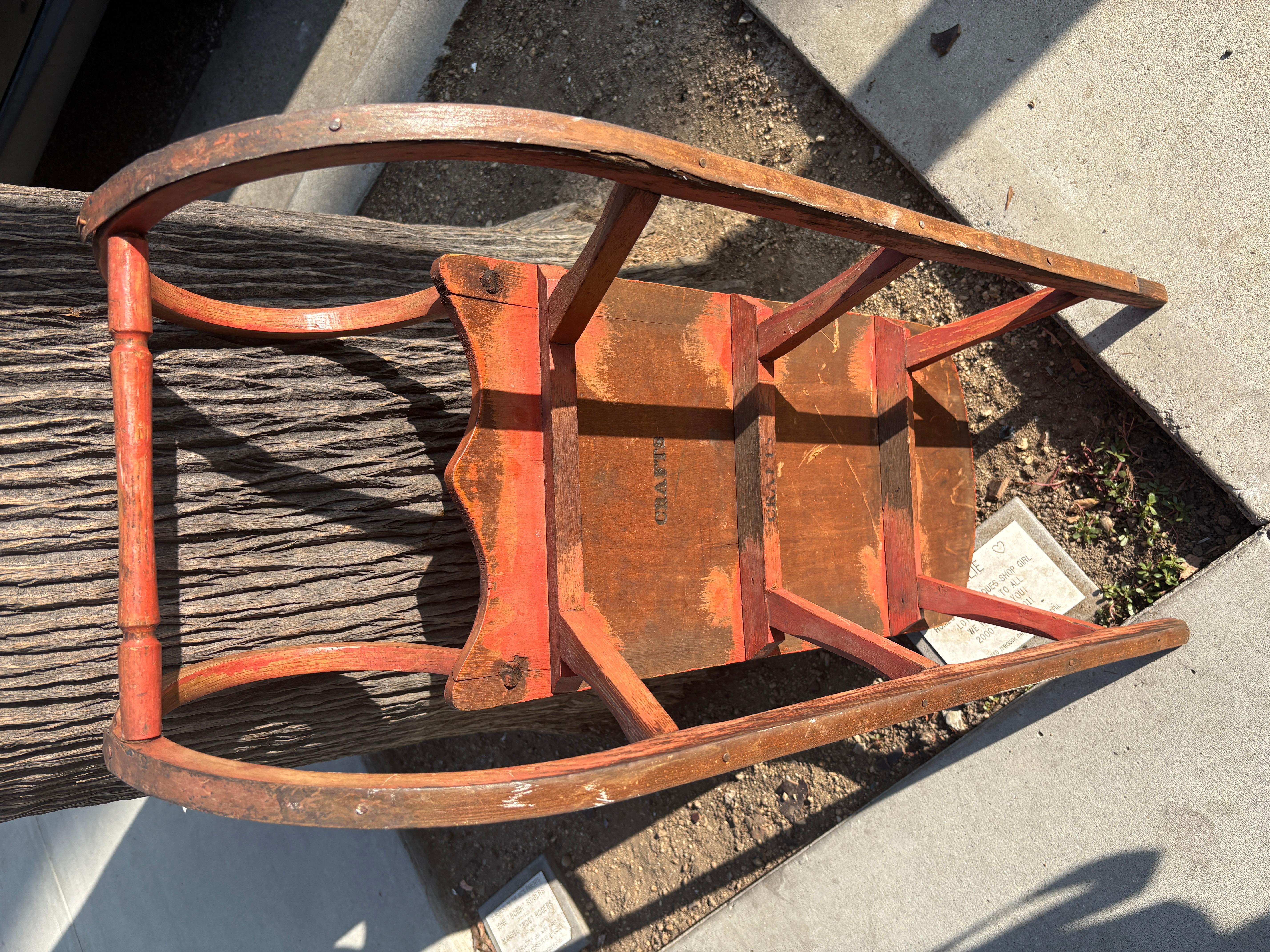 Métal Traîneau à saumon en bois du début du 20e siècle en vente