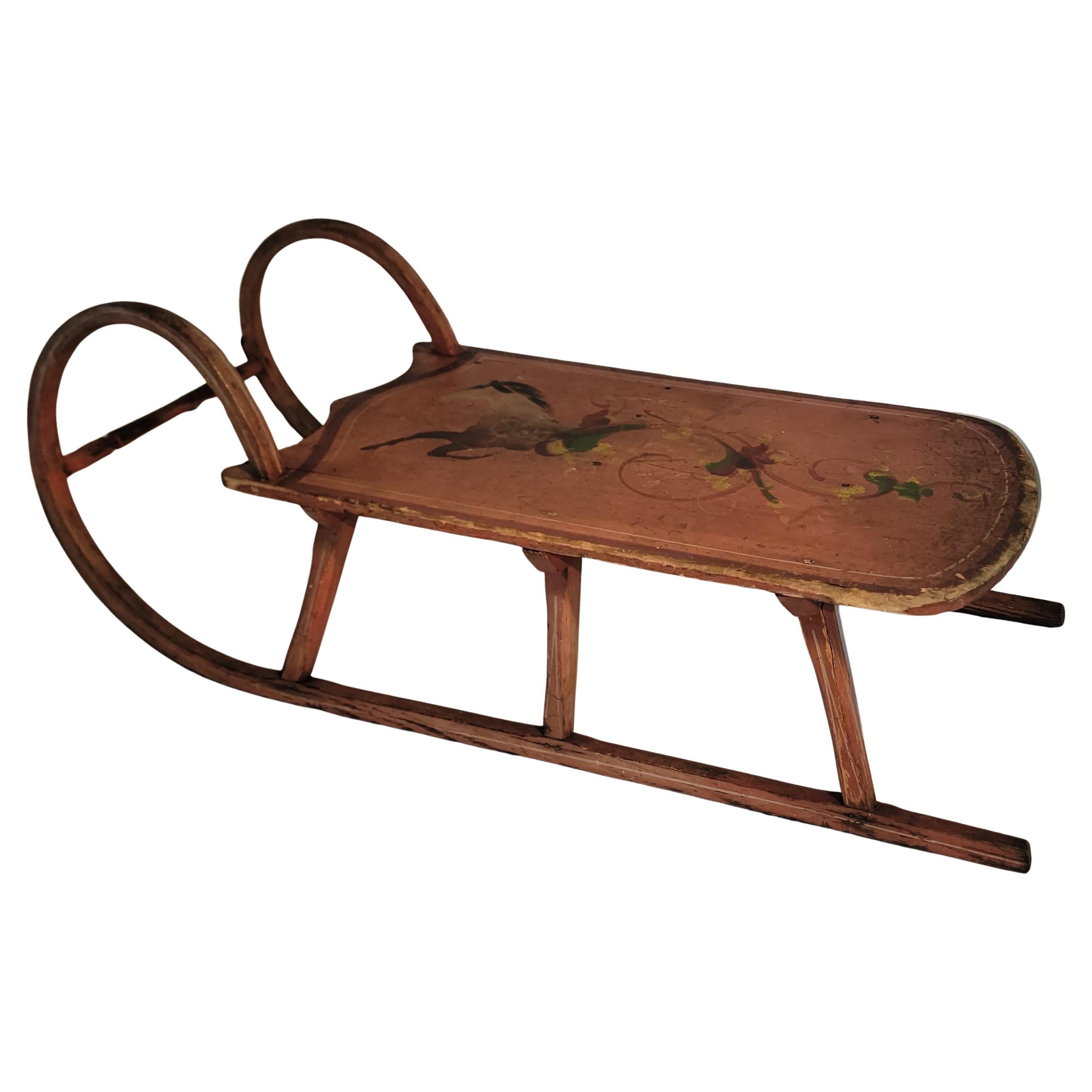 Traîneau à saumon en bois du début du 20e siècle en vente