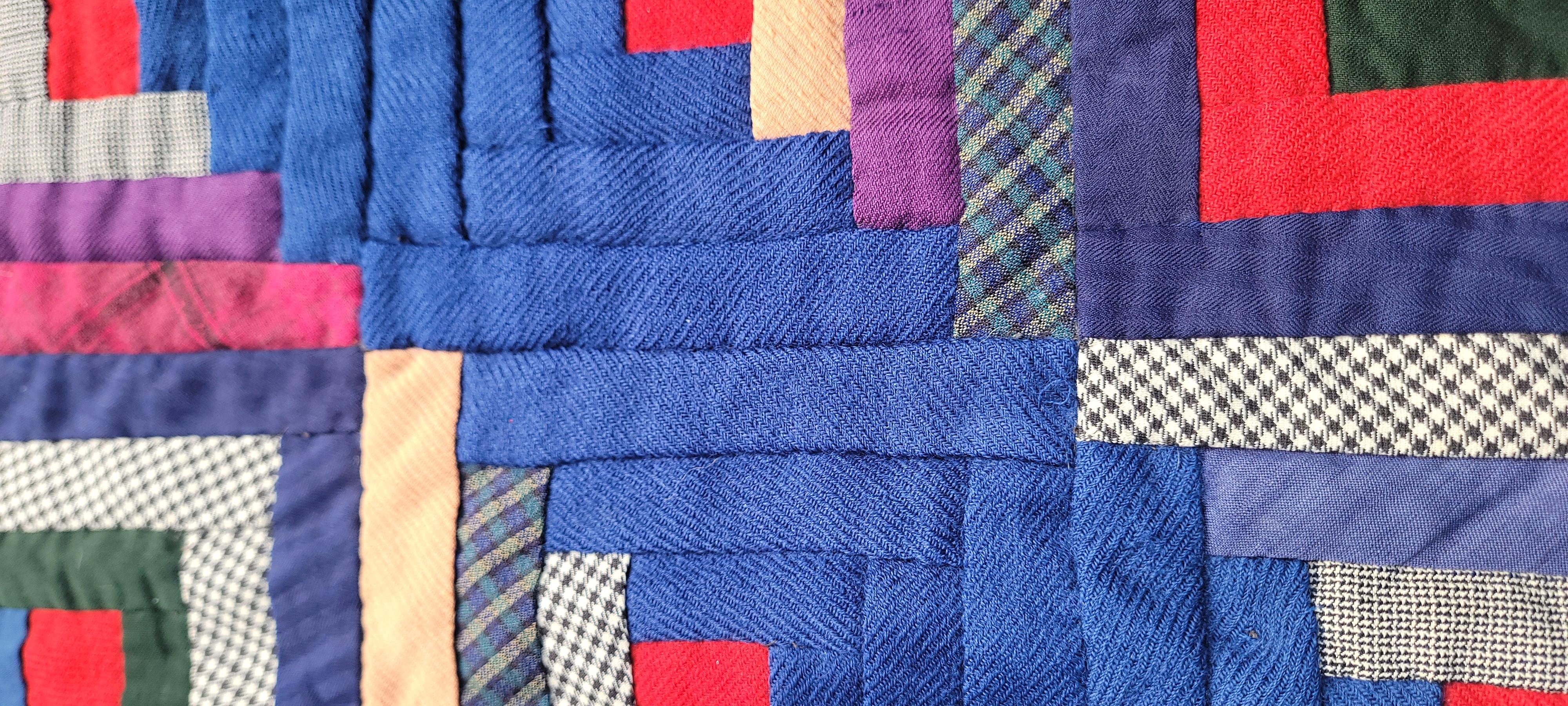 Fatto a mano Trapunta di lana per la costruzione di un fienile della Cabine di Legno dei primi anni del XX secolo in vendita