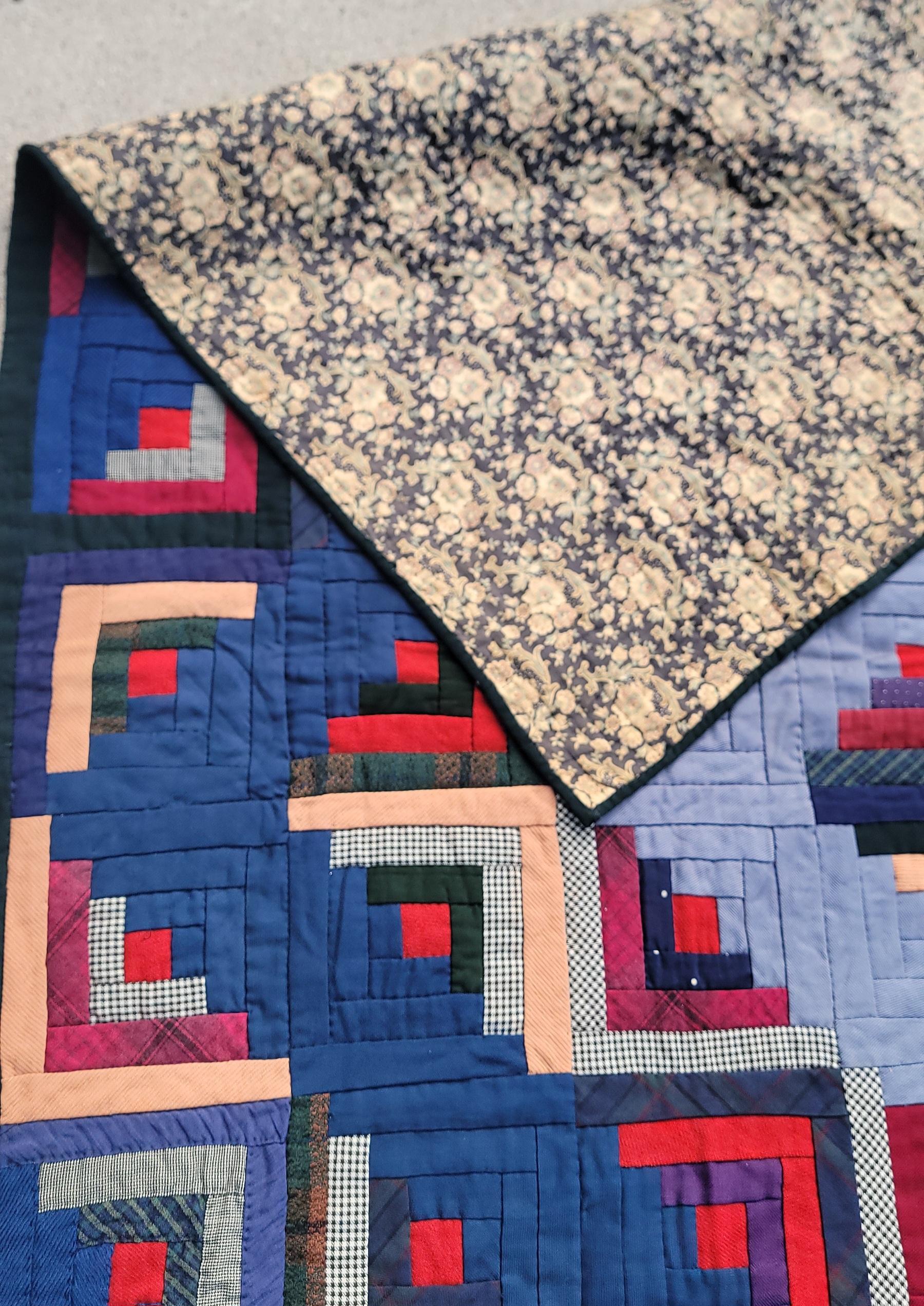 Inizio XX secolo Trapunta di lana per la costruzione di un fienile della Cabine di Legno dei primi anni del XX secolo in vendita