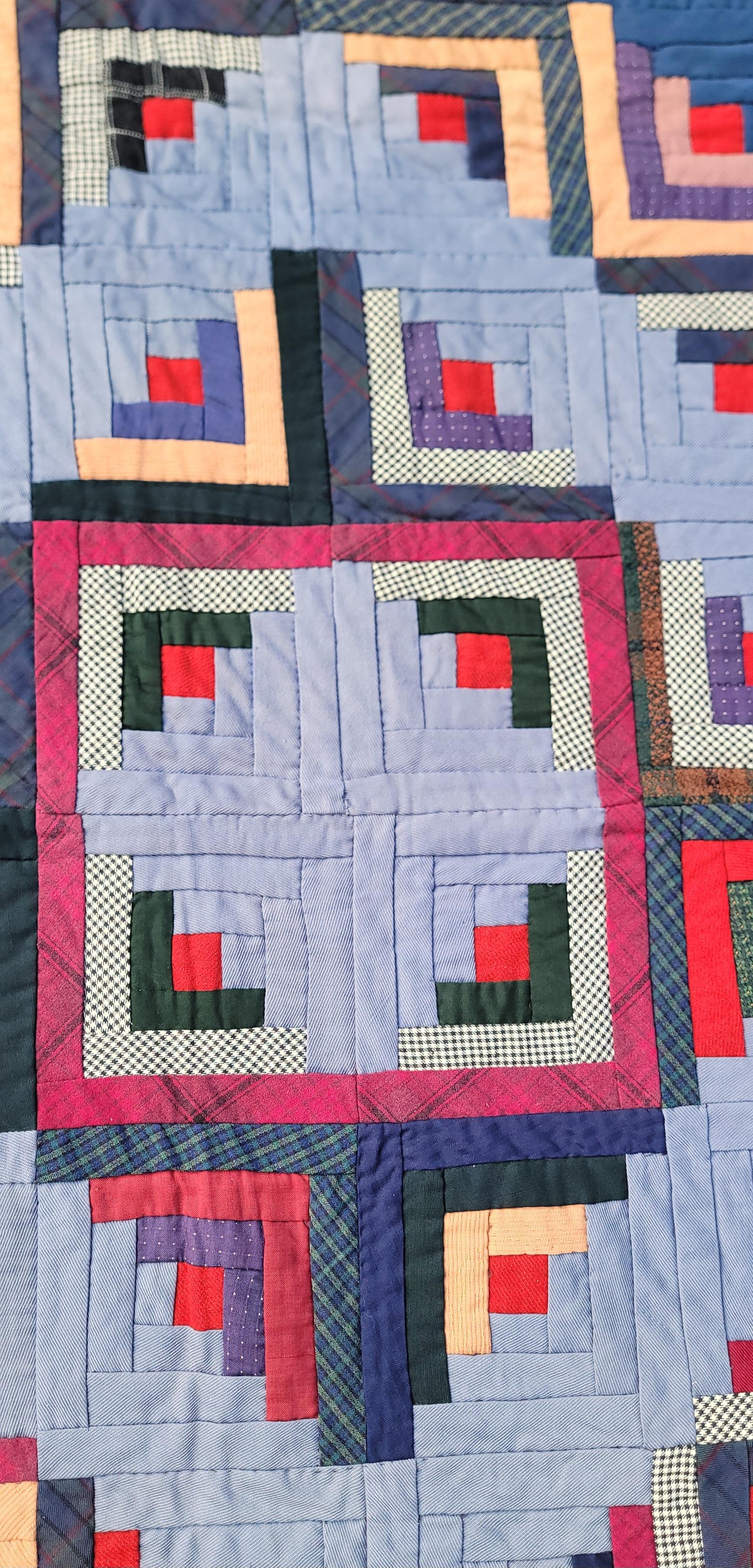 Trapunta di lana per la costruzione di un fienile della Cabine di Legno dei primi anni del XX secolo in vendita 1