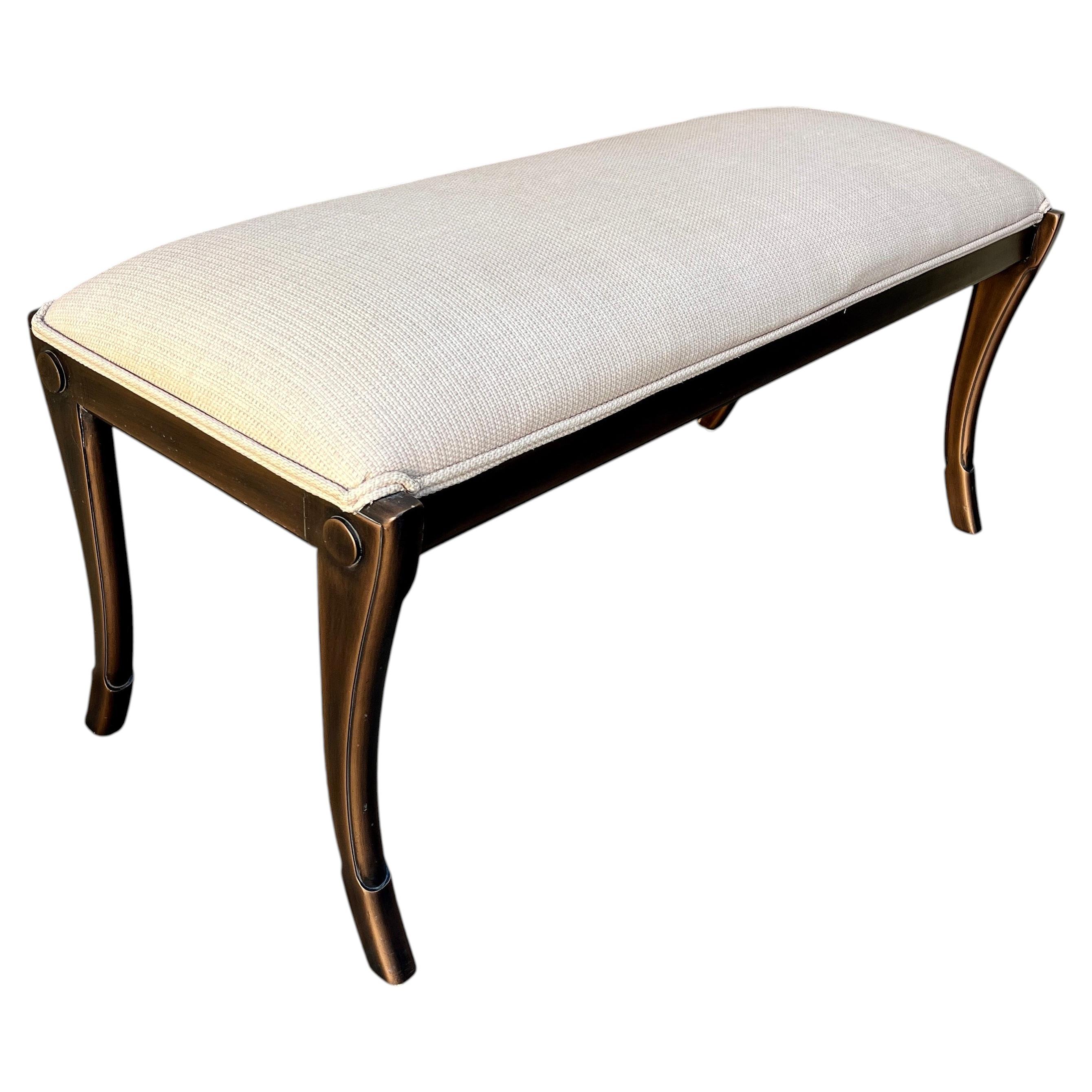 Early 21st Century Art Deco Revival Bench by Kreiss Collection Furniture.