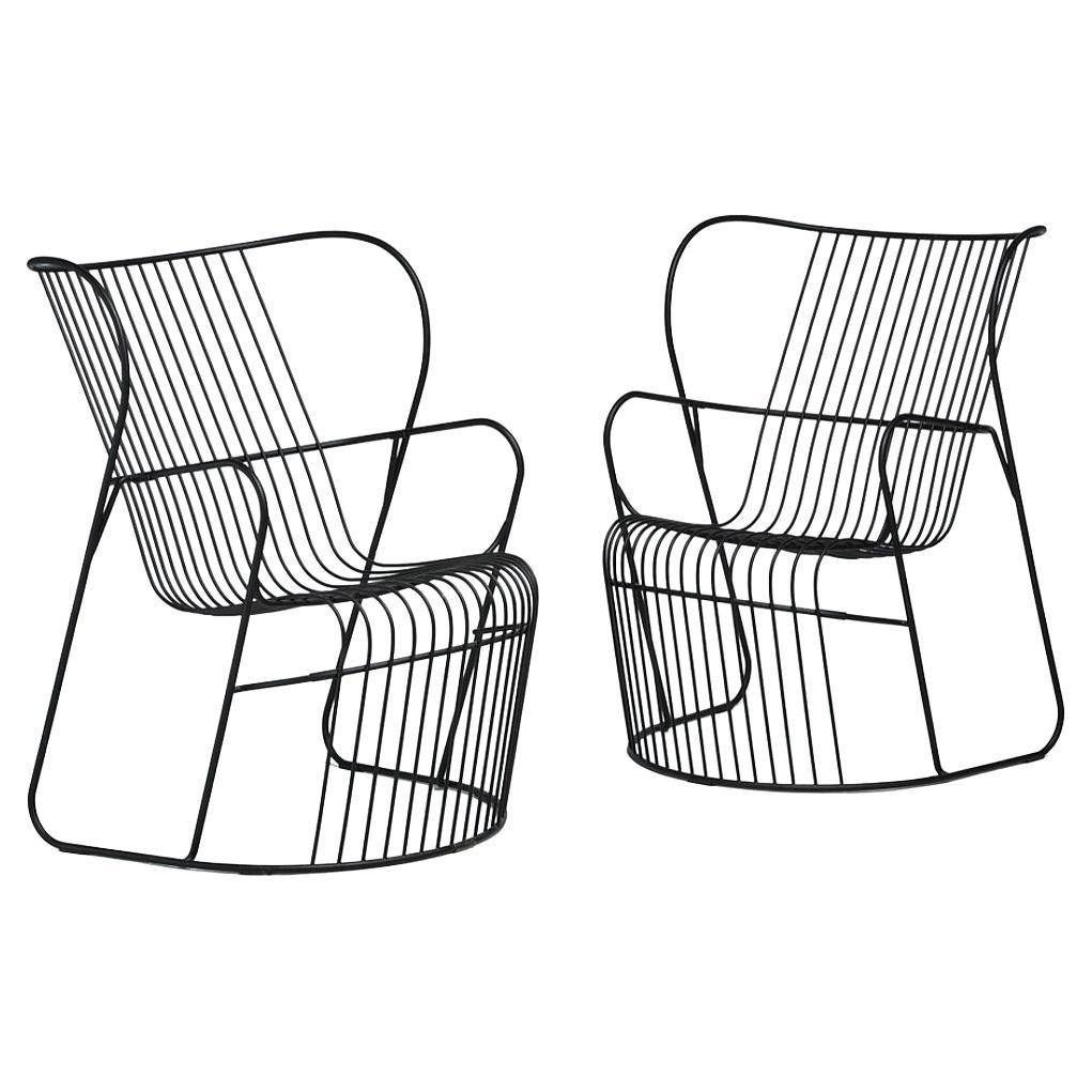 Early 21st Century Bjorn Dahlstrom for Nola Cascade Armchairs, a Pair For Sale