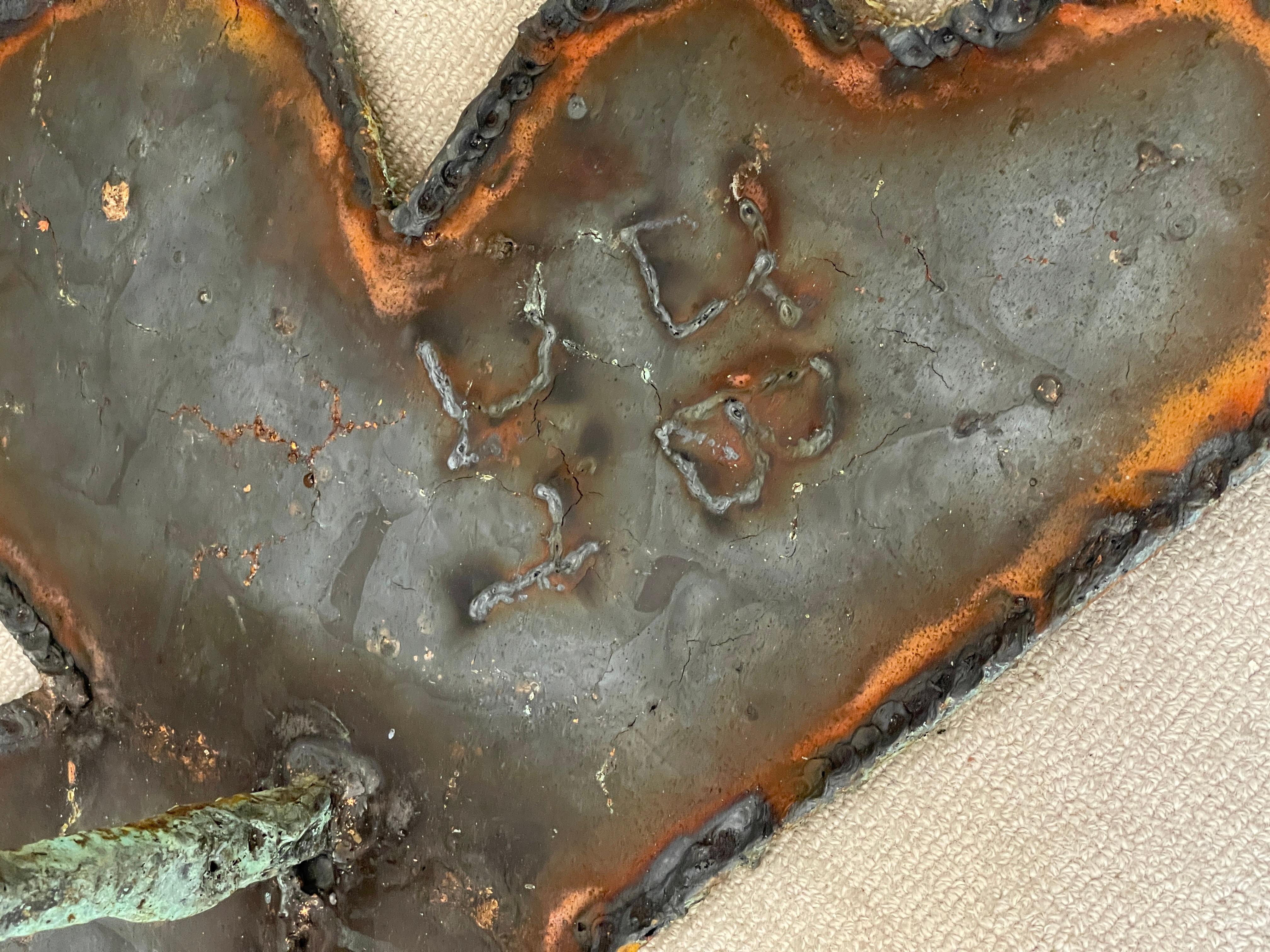 Early 21st Century Bronze Artist Made Brutalist Style Butterfly Side Tables 14