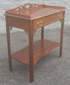 Early 21st Century Chippendale Mahogany Server  / Drybar