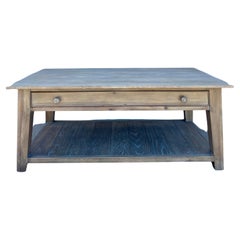 Early 21st Century Fauld Coffee Table With Single Drawer