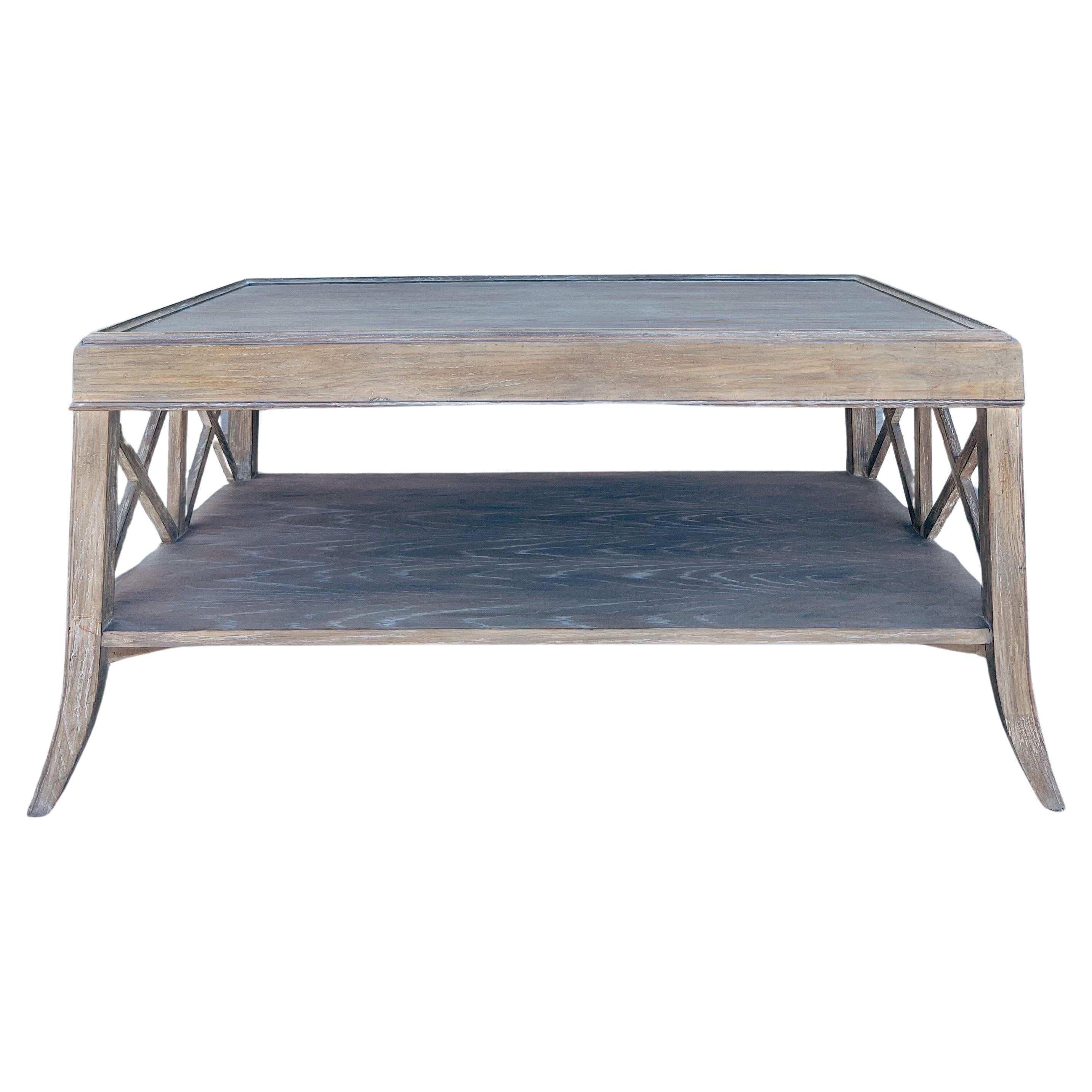 Early 21st Century Fauld X-Base Coffee Table