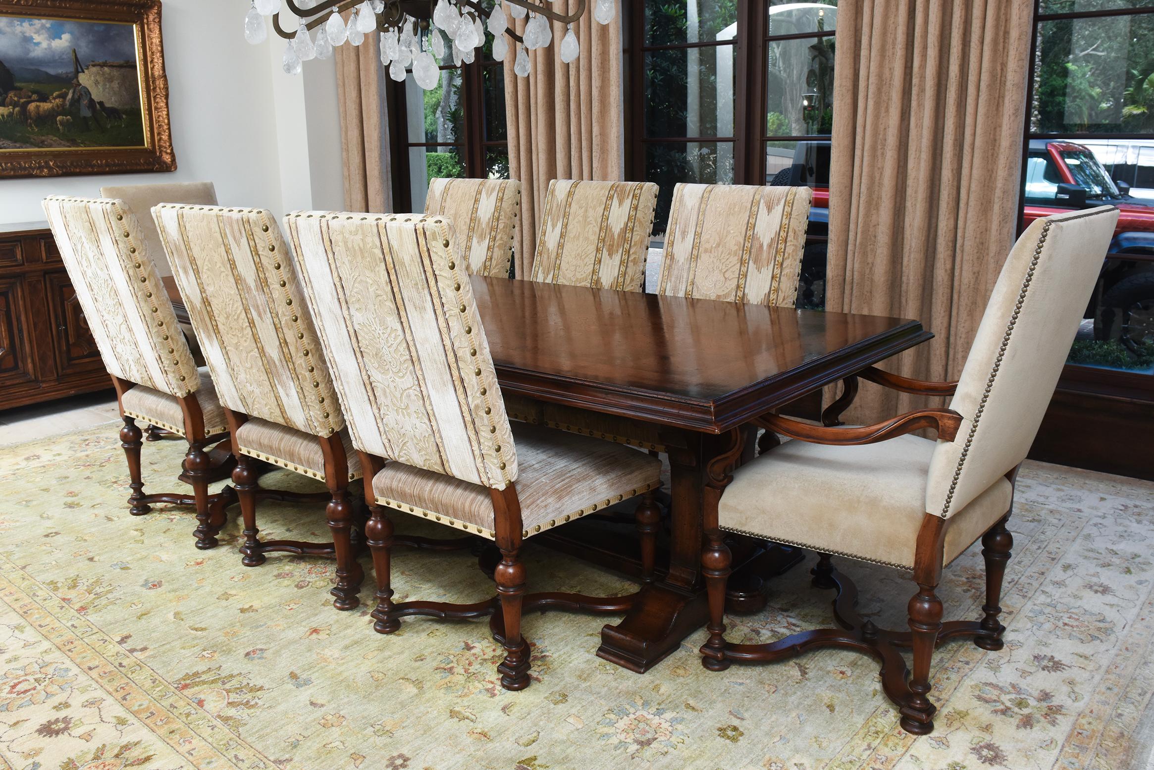 Table de réfectoire italienne en noyer du début du 21e siècle par Bussandri en vente 1
