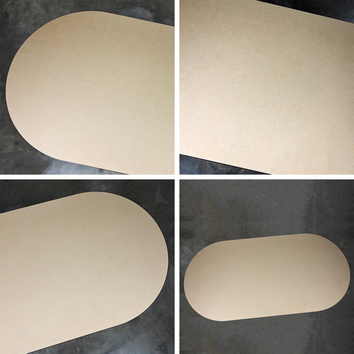 Early 21st Century Modern Surfacetech Racetrack Top Conference or Dining Table 11