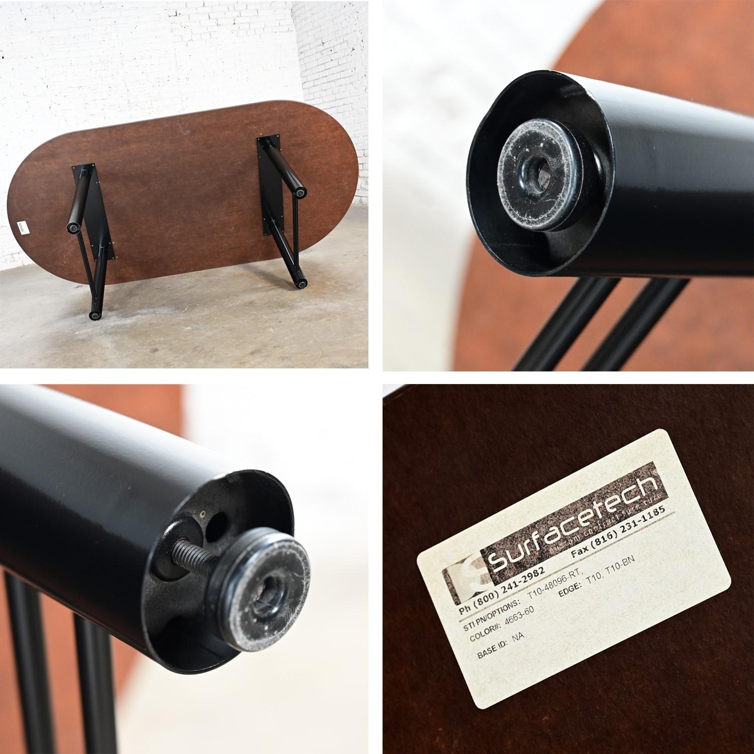 Early 21st Century Modern Surfacetech Racetrack Top Conference or Dining Table 12
