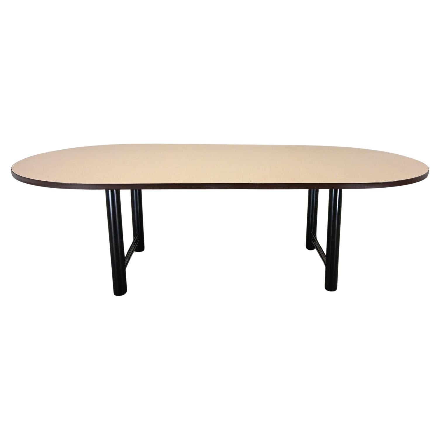 Early 21st Century Modern Surfacetech Racetrack Top Conference or Dining Table