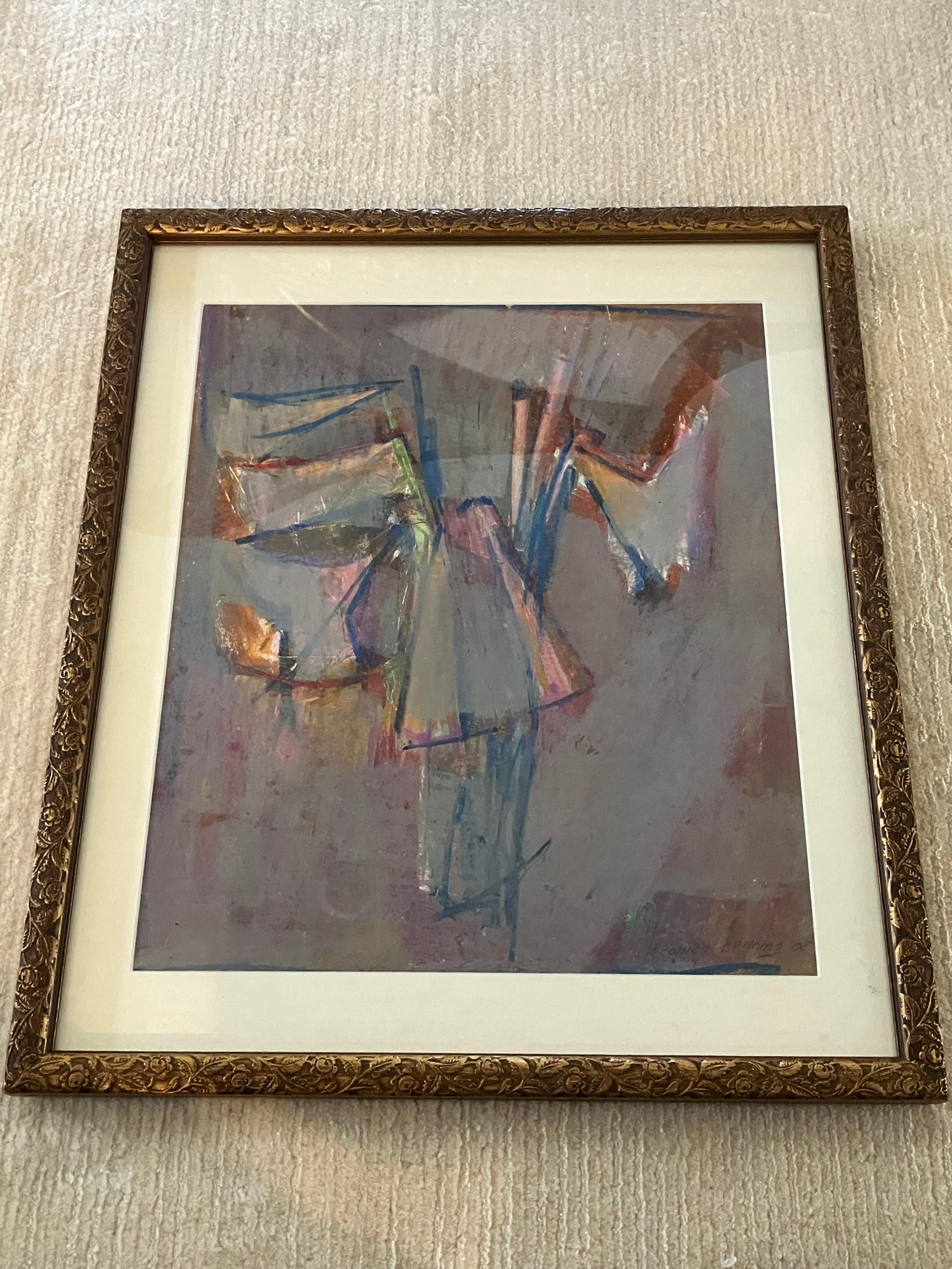 Early 21st Century Multi-Media Concentric Abstraction in Filigree Frame For Sale 2
