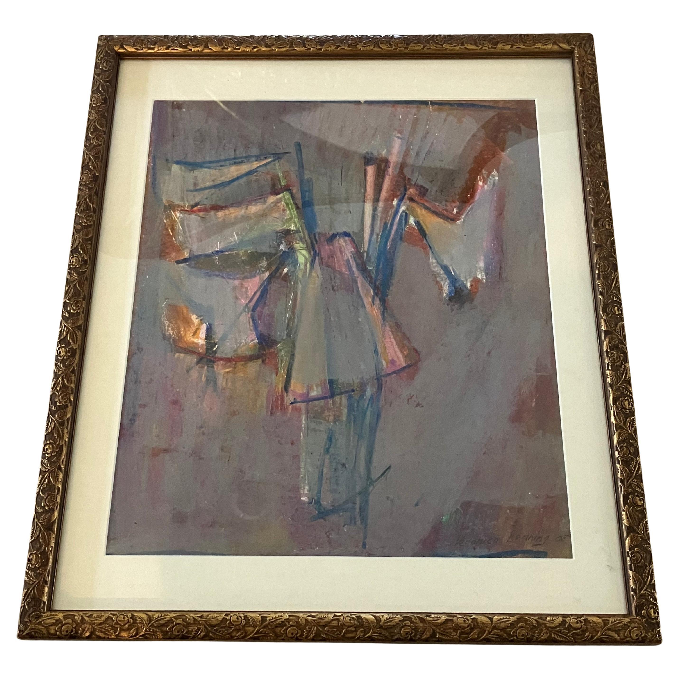 Early 21st Century Multi-Media Concentric Abstraction in Filigree Frame For Sale