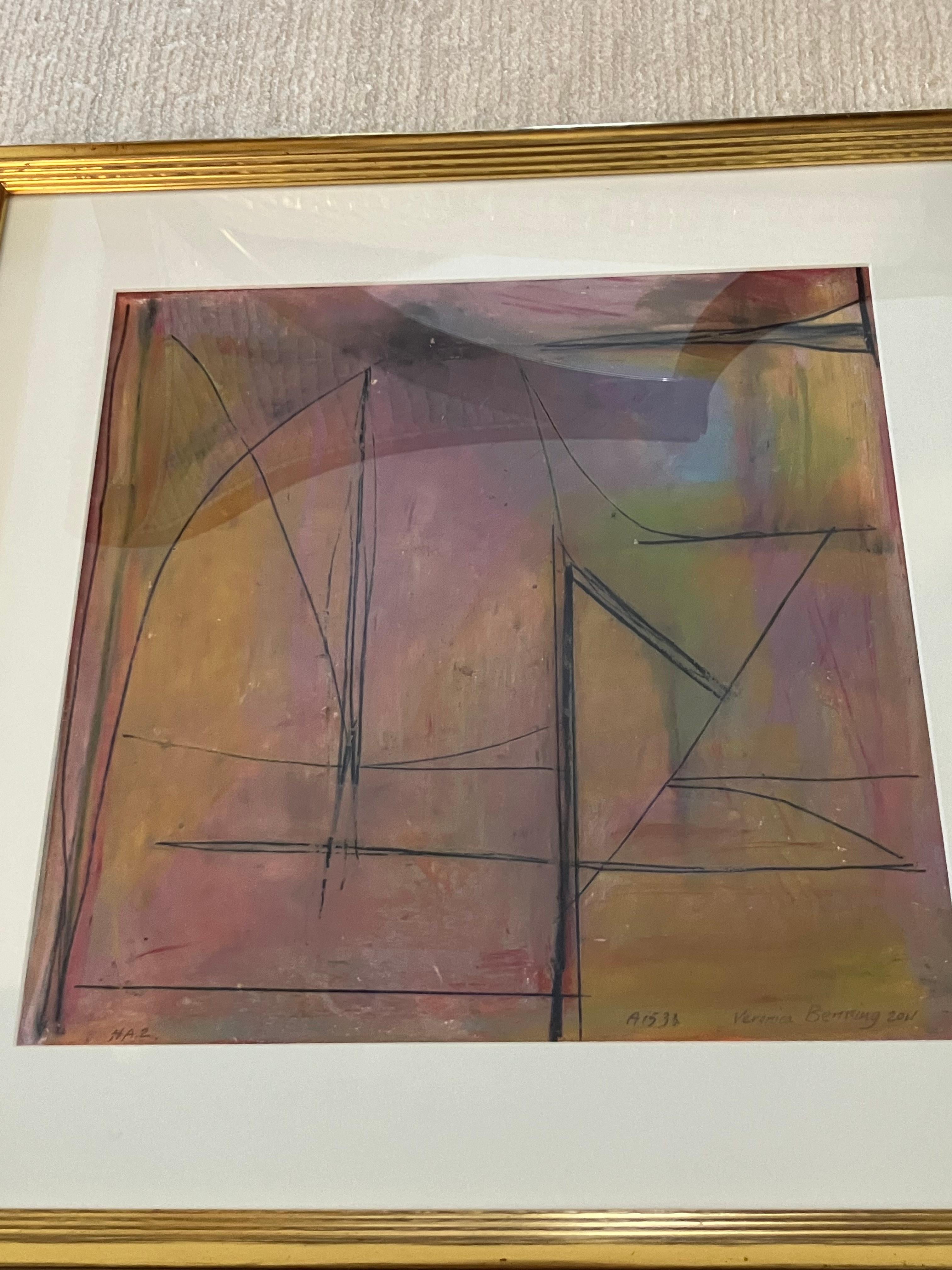 Organique Abstraction Hip multimédia du début du 21e siècle par Veronica Benning en vente