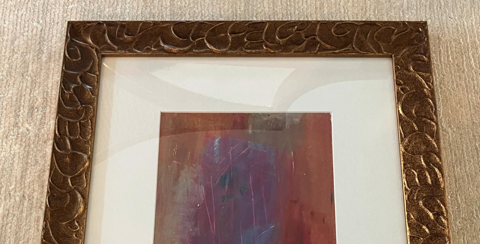 American Early 21st Century Purple Alstro Bouquet II Pastel Abstract by Veronica Benning For Sale