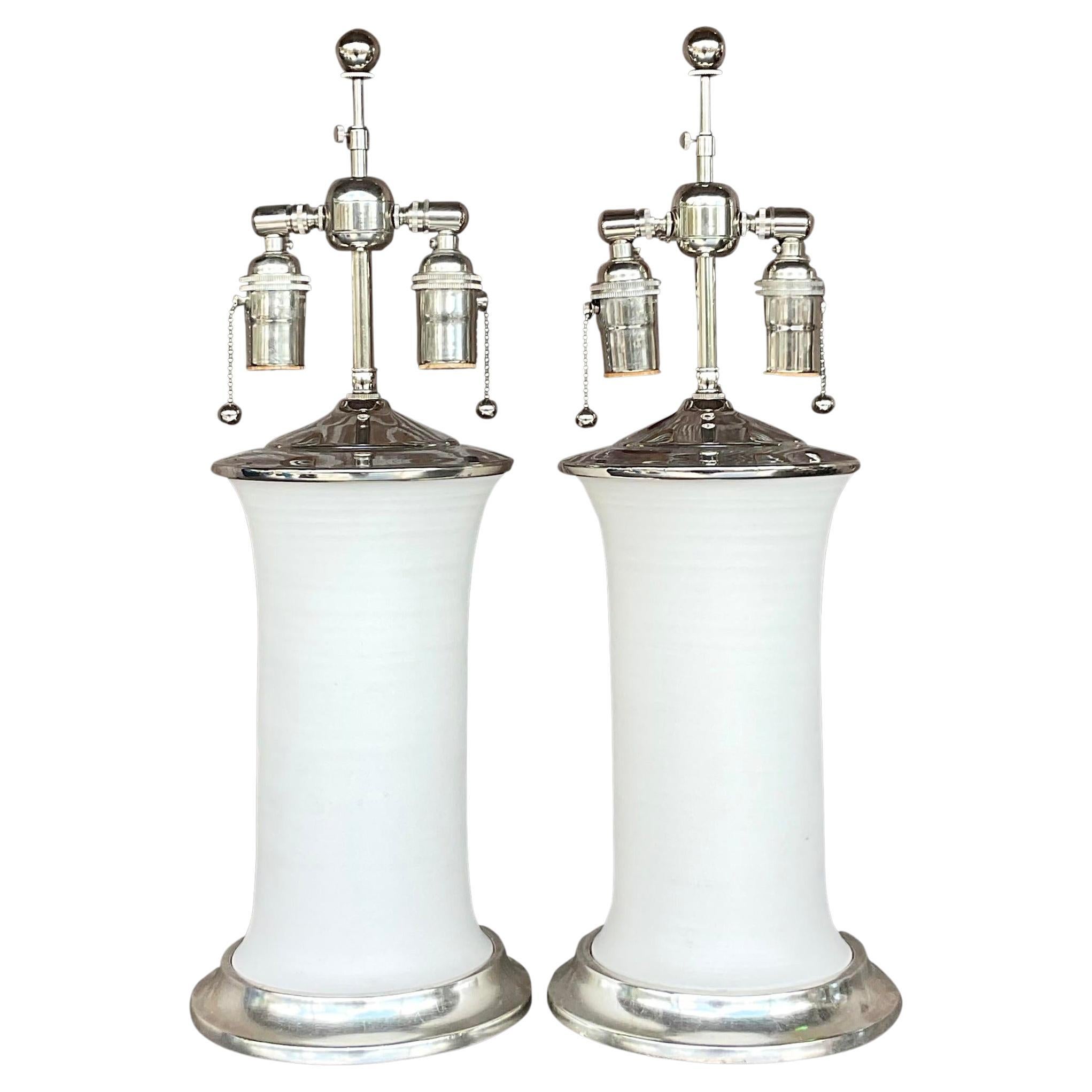 Early 21st Century Regency Signed Christopher Spitzmiller “Patricia” Lamps  For Sale