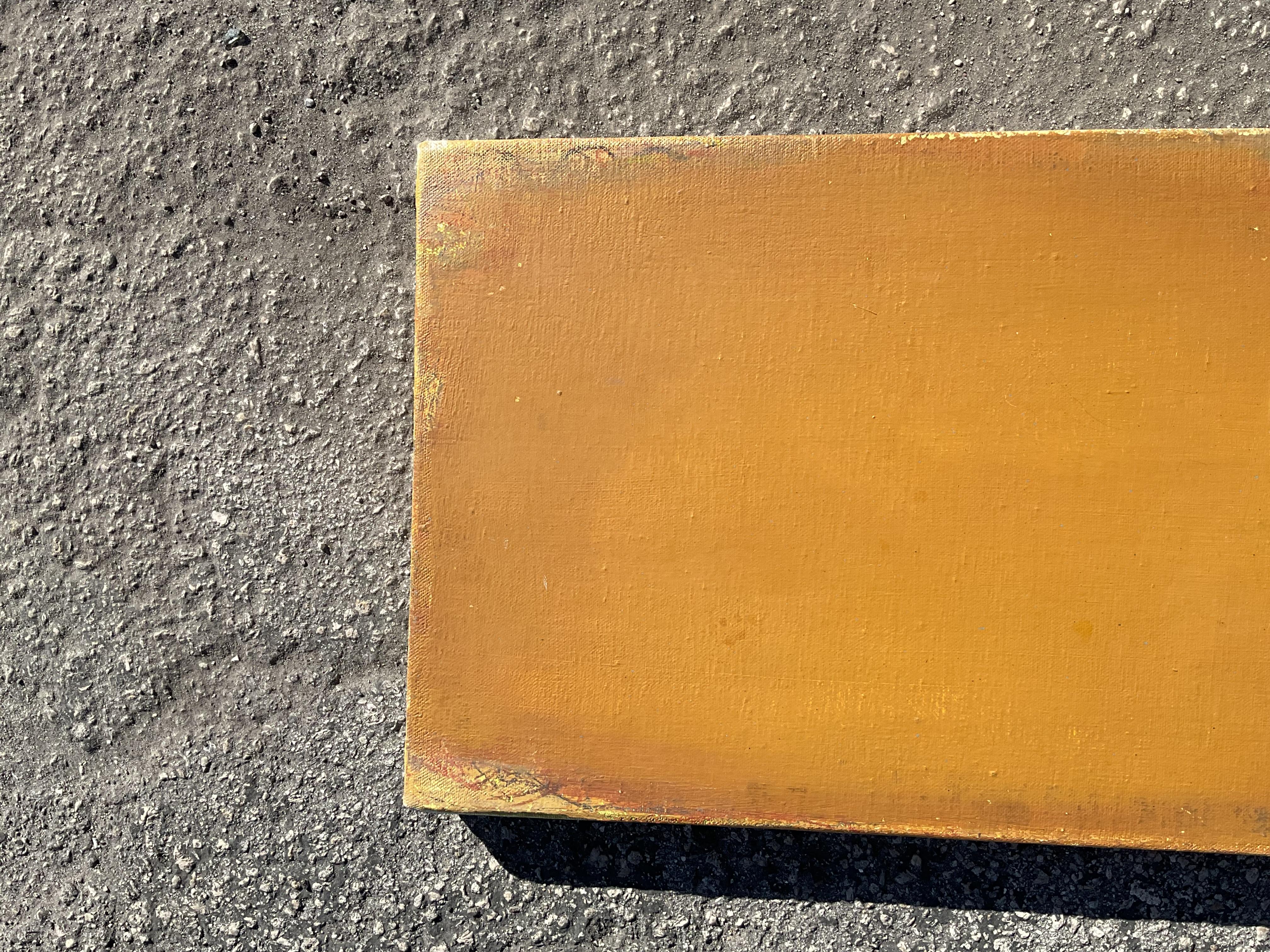 Early 21st Century Russell Christoffersen Monochromatic Abstract on Canvas In Good Condition In west palm beach, FL