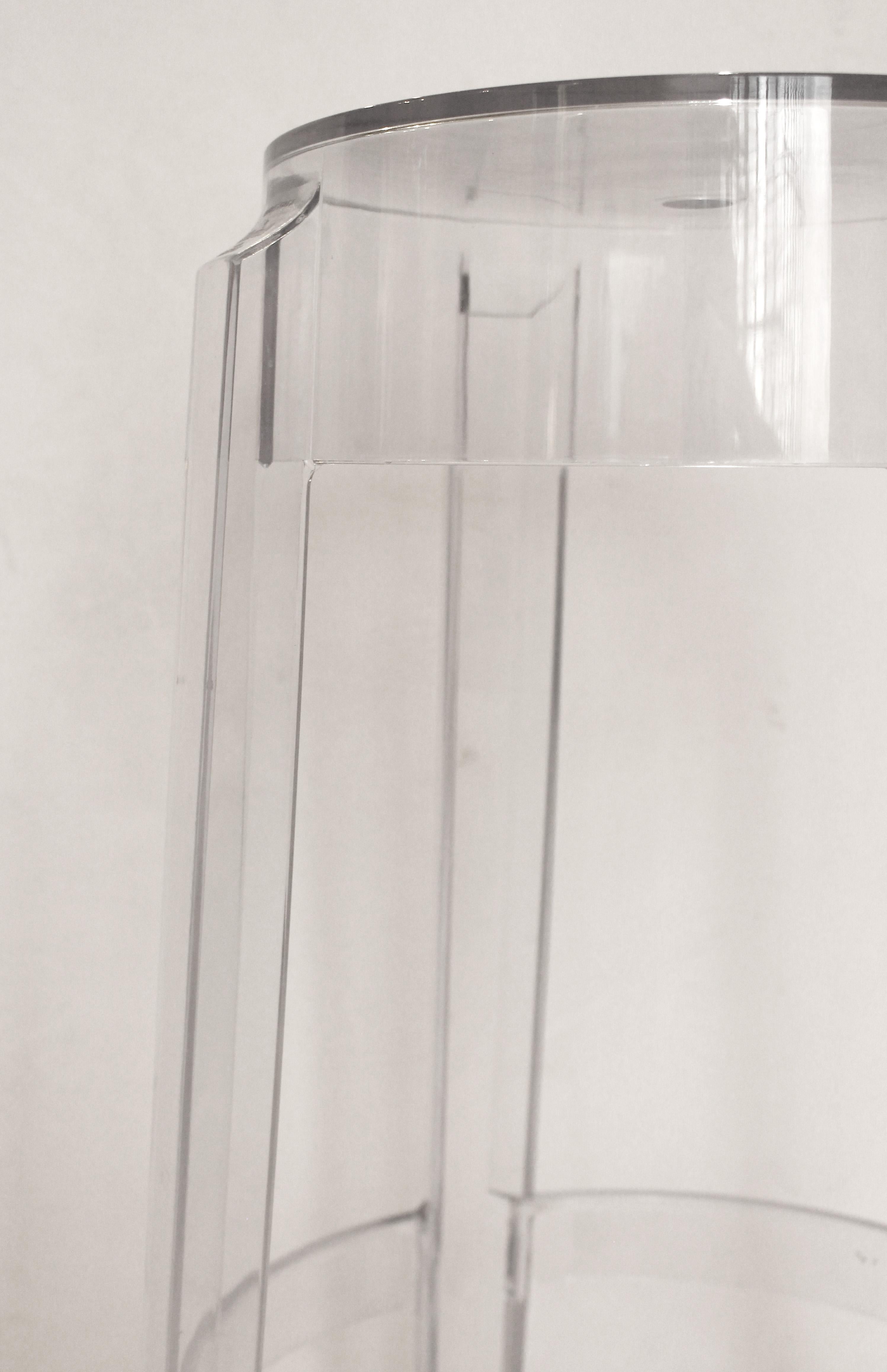 Juego de 4 taburetes de bar Charles Ghost de Philippe Starck, principios del siglo XXI Italiano en venta